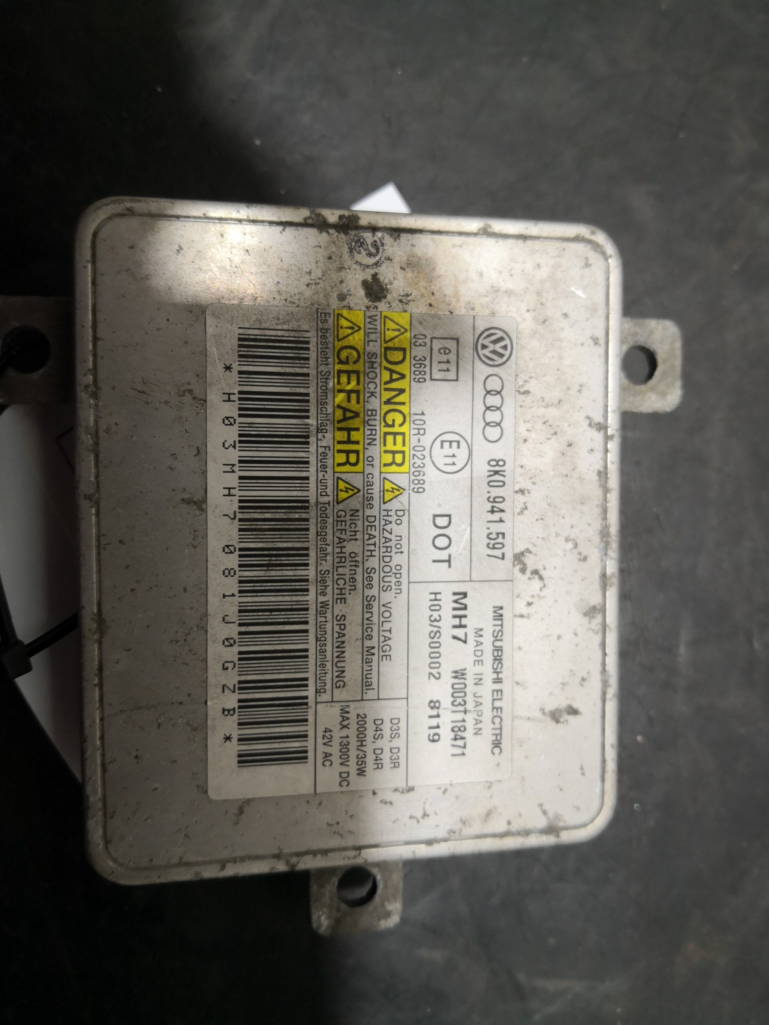 Balastro Xenon AUDI A4 (8K2, B8) | 07 - 15 Imagem-2