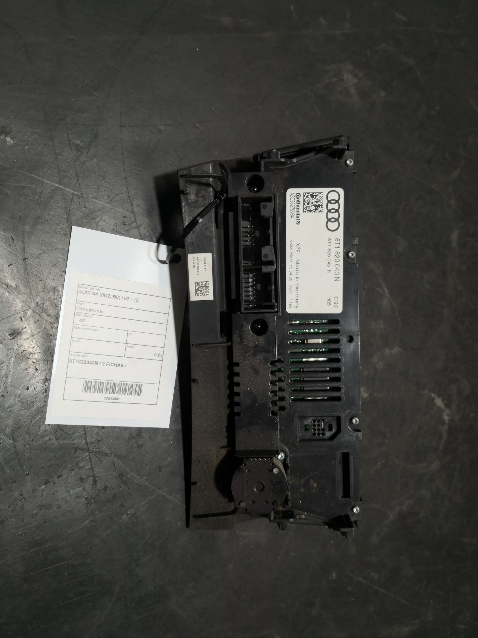 Climatronic AUDI A4 (8K2, B8) | 07 - 15 Imagem-1