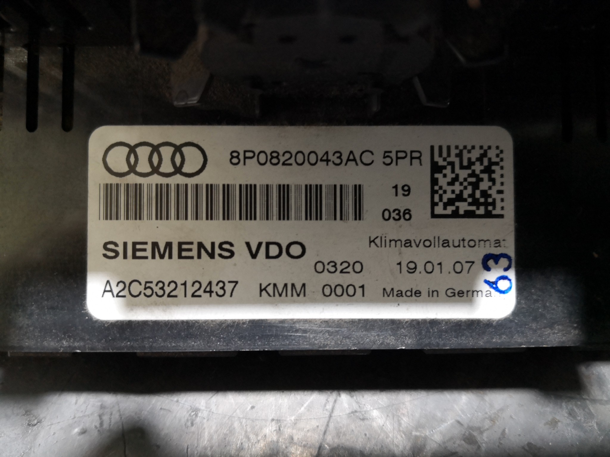 Climatronic AUDI A3 (8P1) | 03 - 13 Imagem-1
