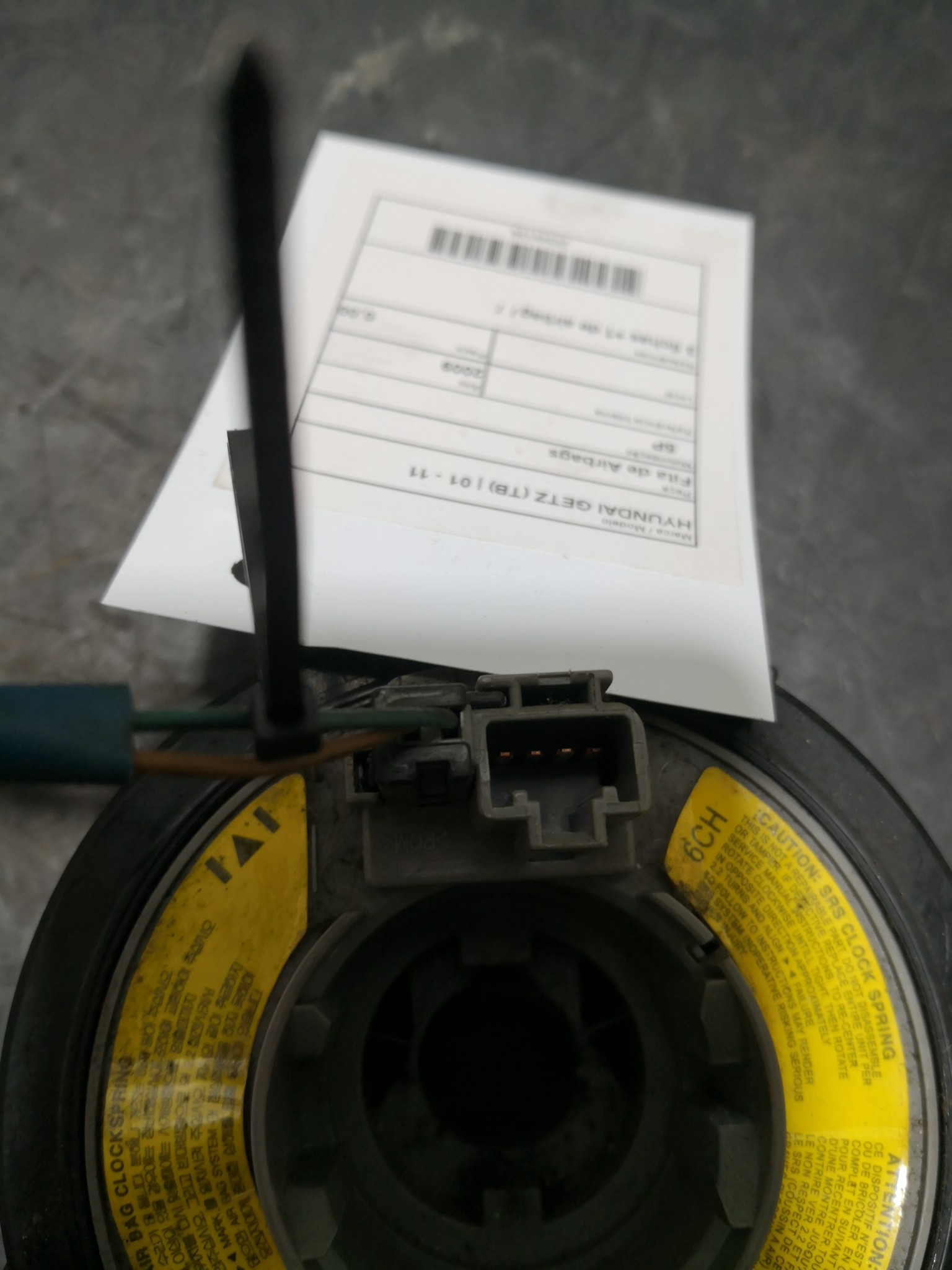 Fita de Airbags HYUNDAI GETZ (TB) | 01 - 11 Imagem-1