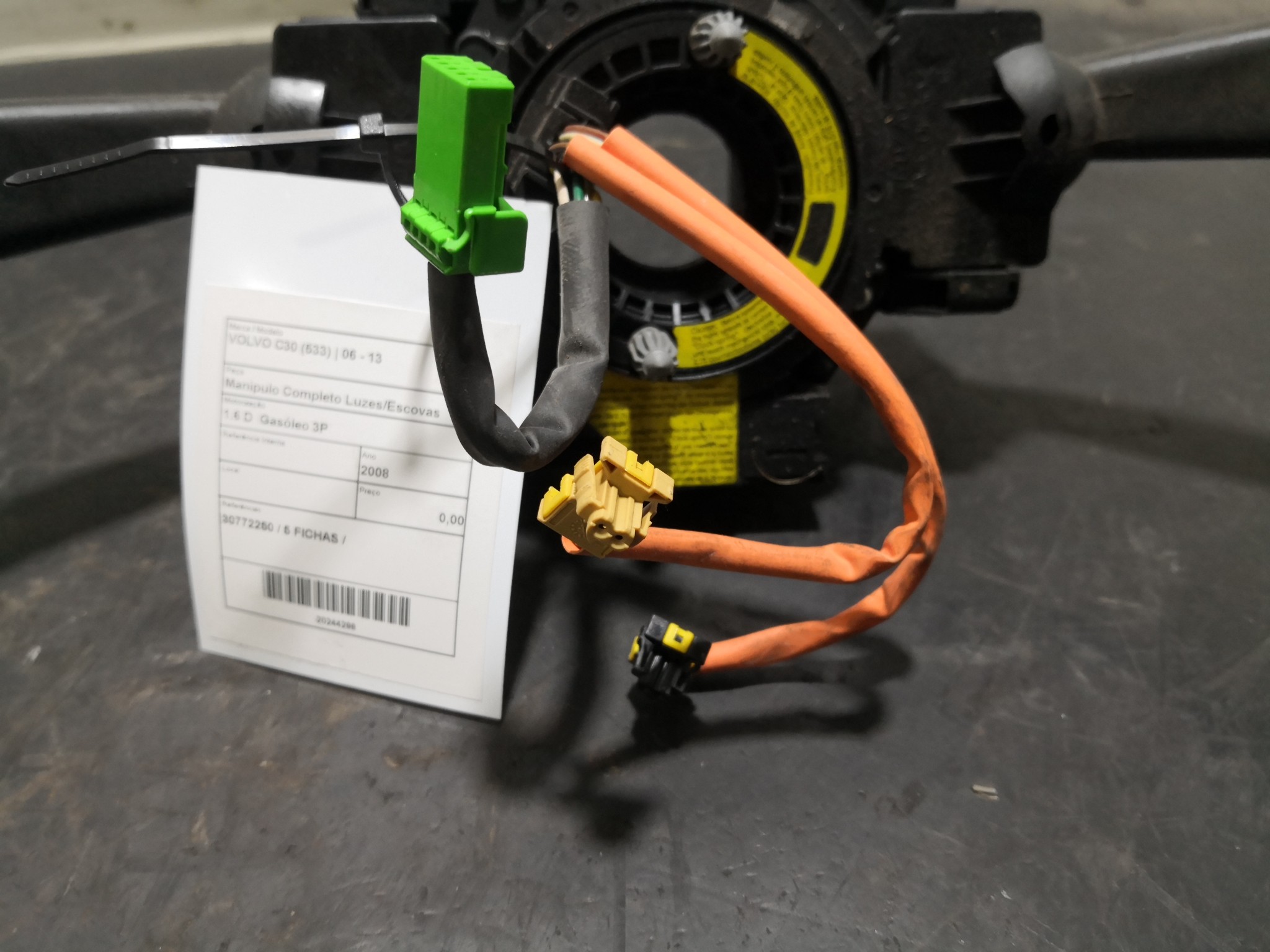 Manipulo Completo Luzes/Escovas VOLVO C30 (533) | 06 - 13 Imagem-1