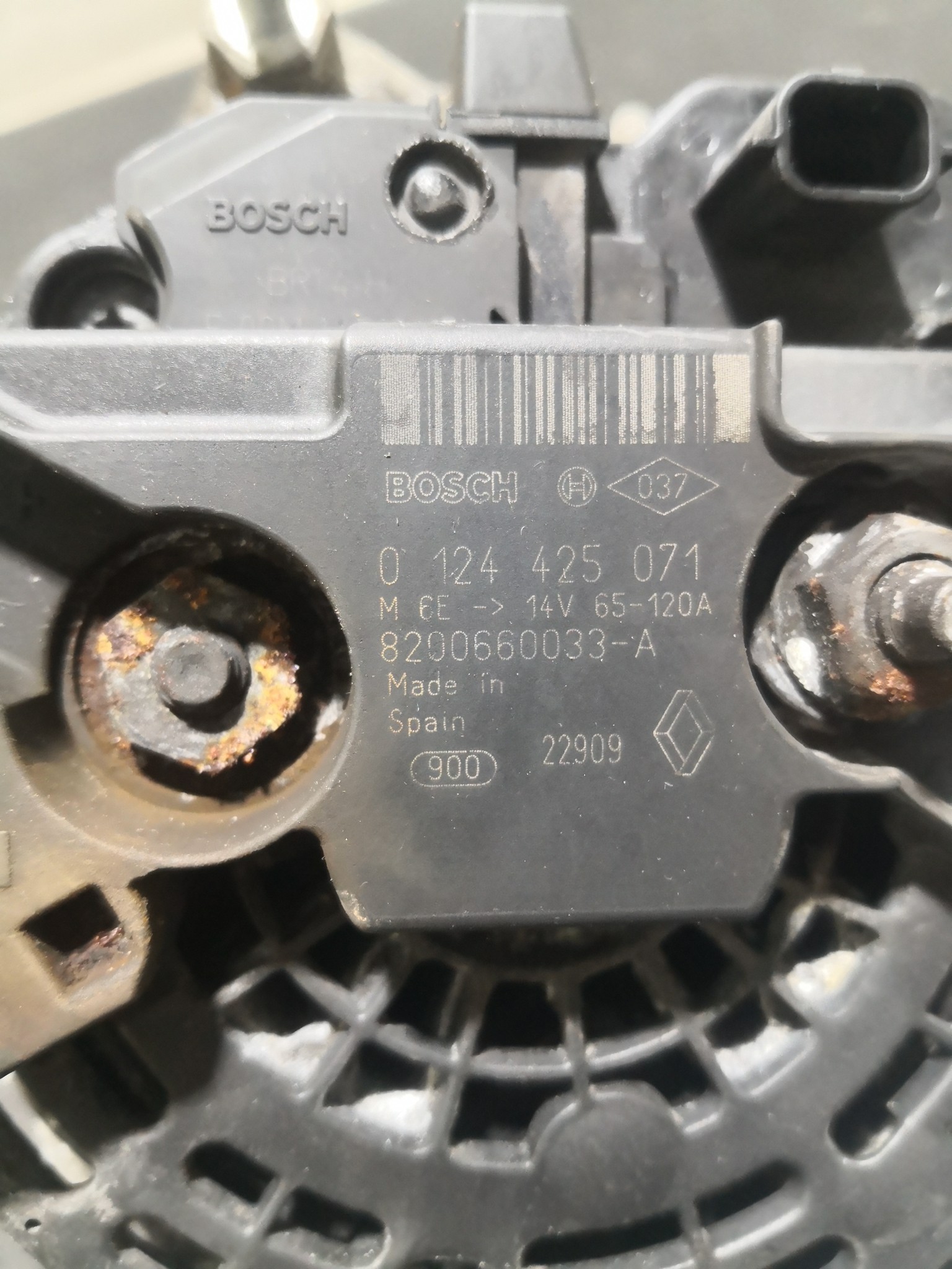 Alternador RENAULT CLIO III (BR0/1, CR0/1) | 05 -  Imagem-2