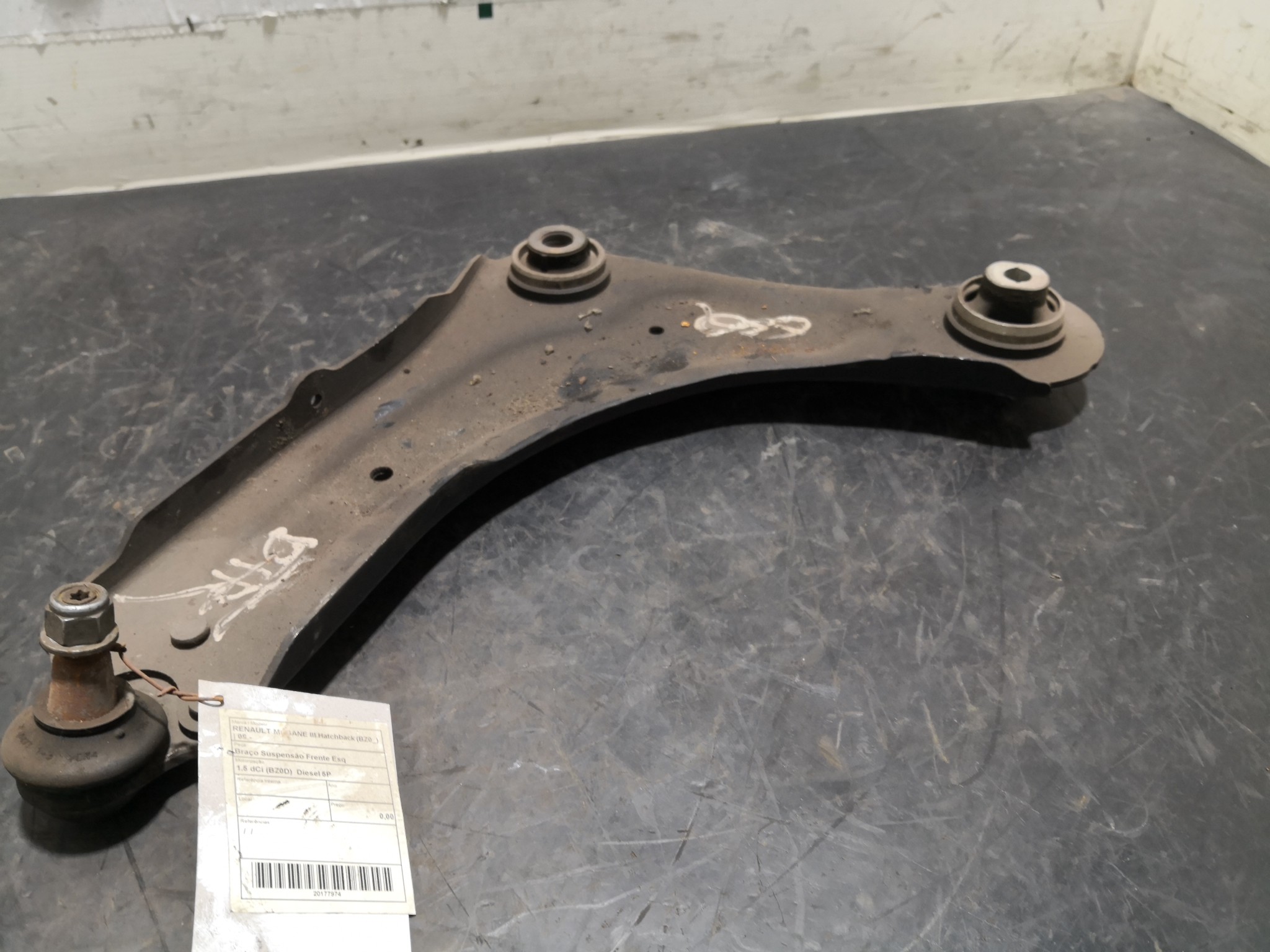 Braço Suspensão Frente Esq RENAULT MEGANE III Hatchback (BZ0/1_) | 08 -  Imagem-1