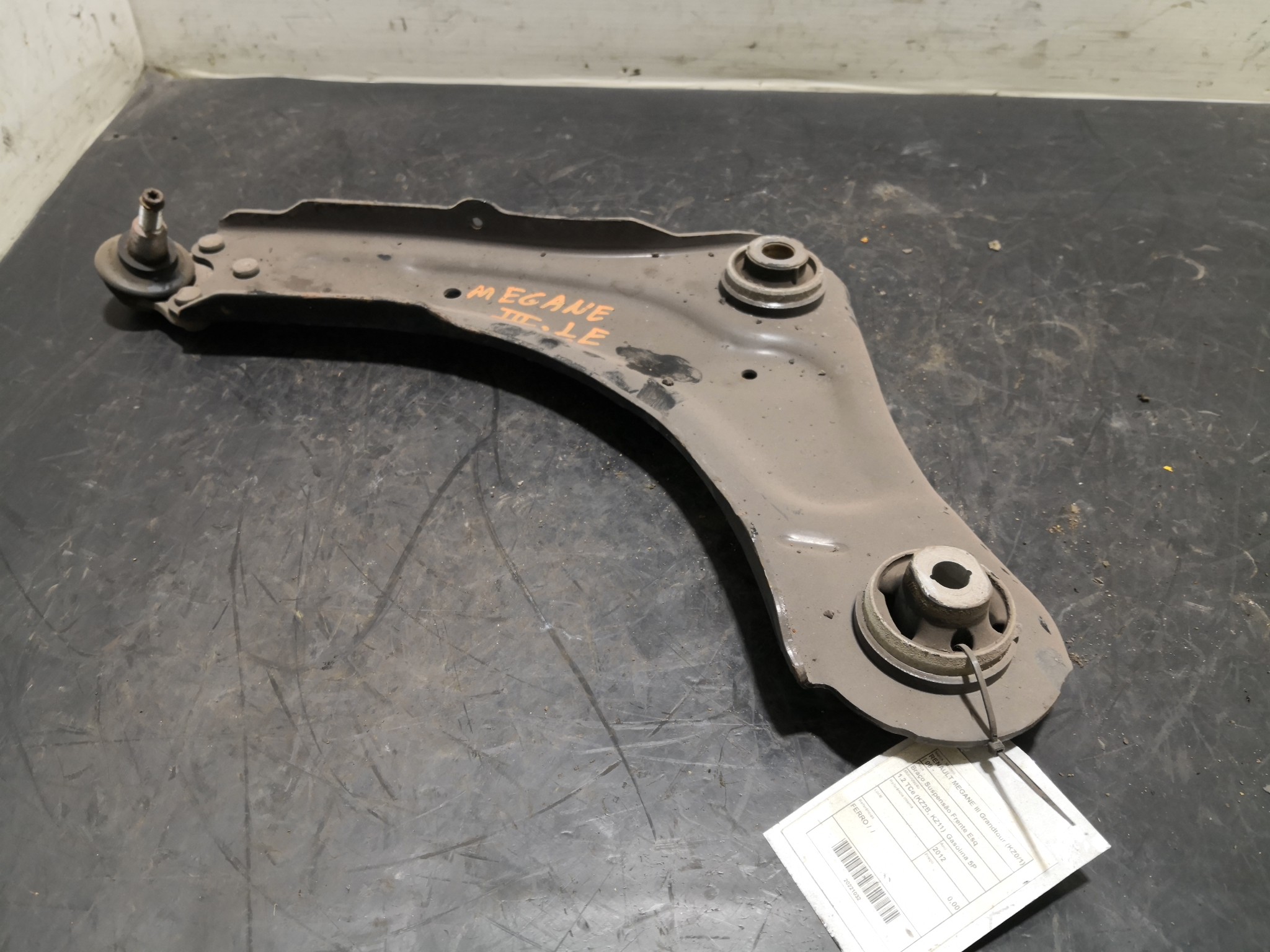 Braço Suspensão Frente Esq RENAULT MEGANE III Grandtour (KZ0/1) | 08 -  Imagem-1