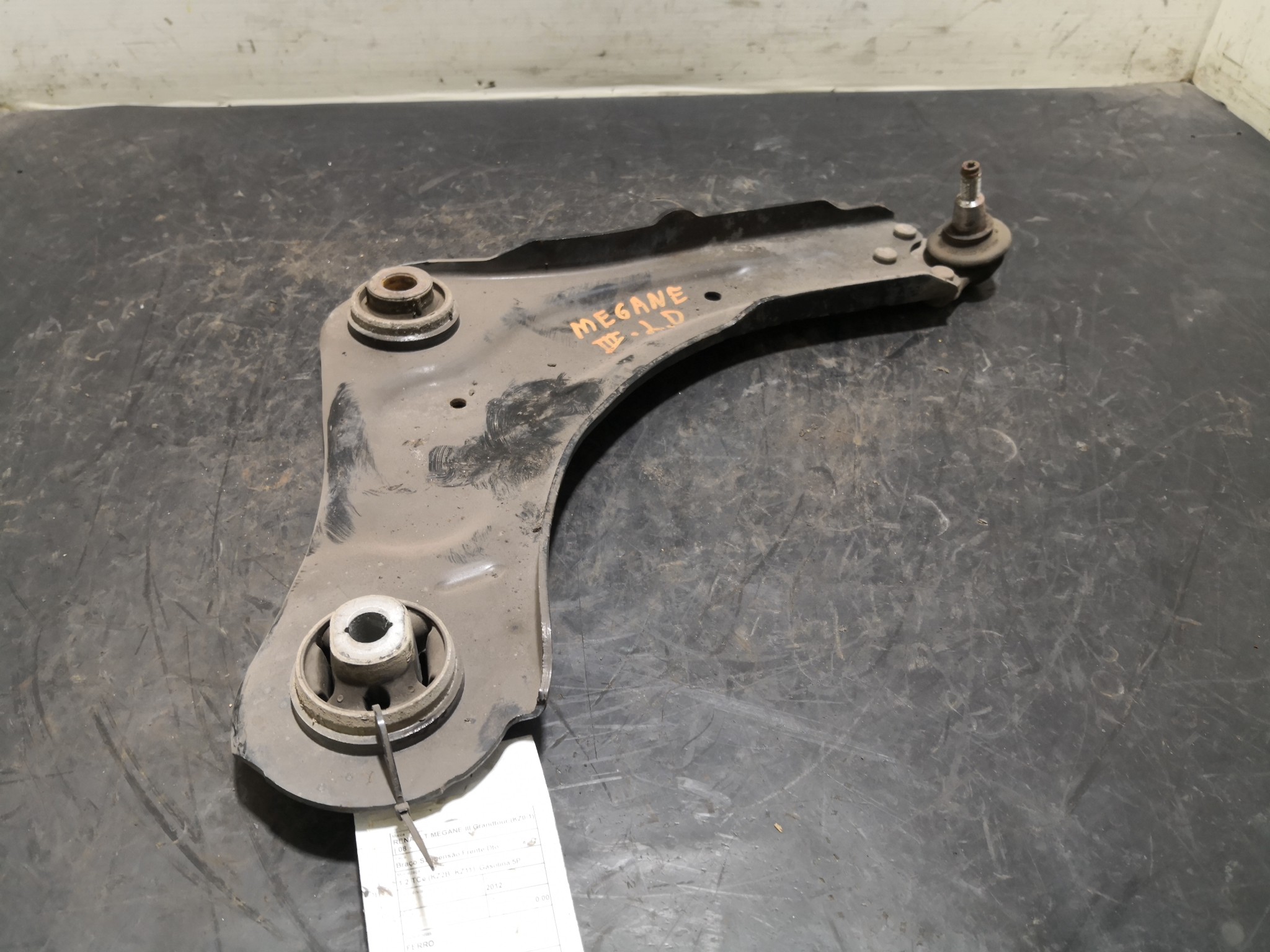 Braço Suspensão Frente Dto RENAULT MEGANE III Grandtour (KZ0/1) | 08 -  Imagem-1