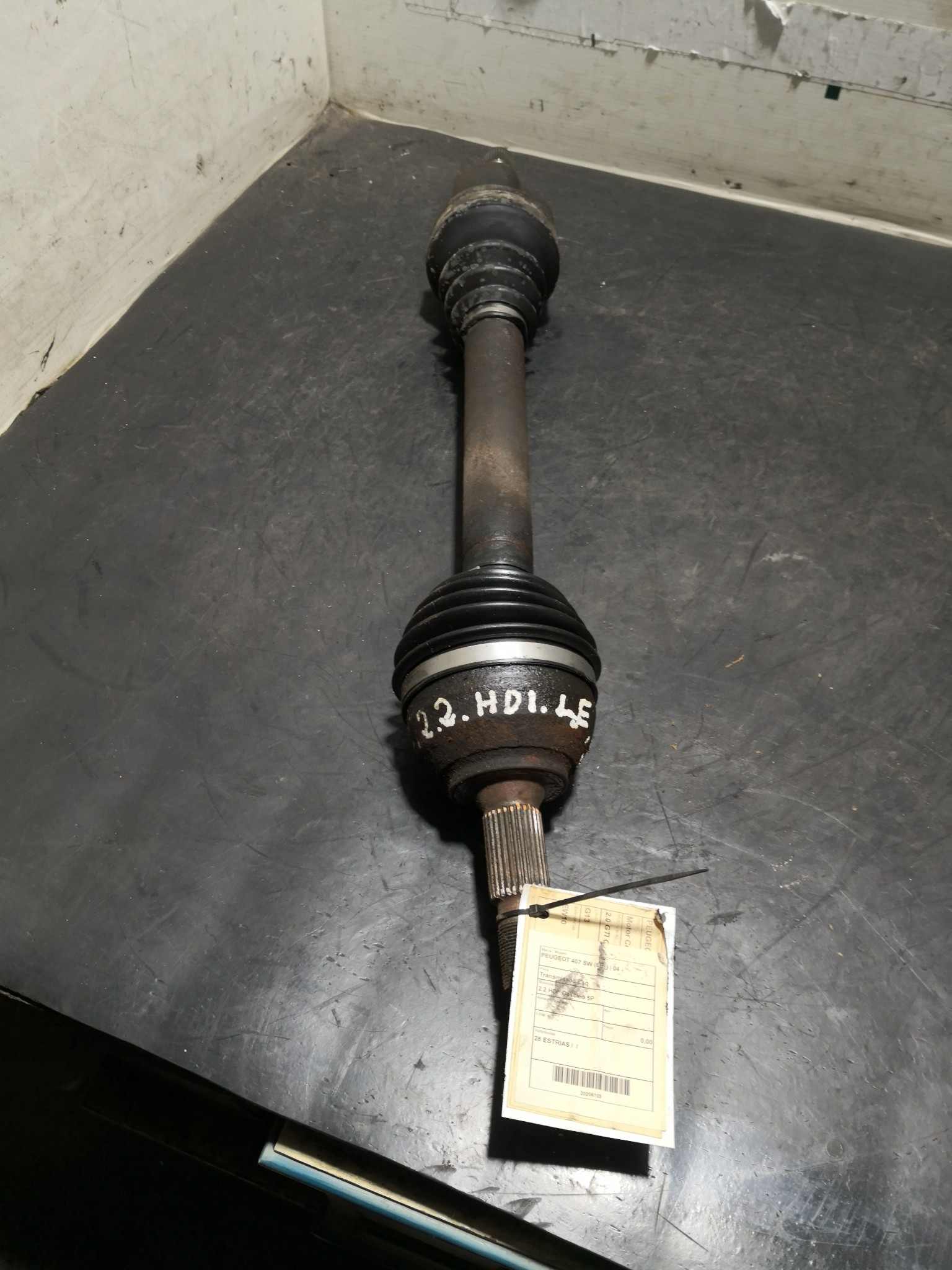 Transmissão Esq PEUGEOT - ID S_66102