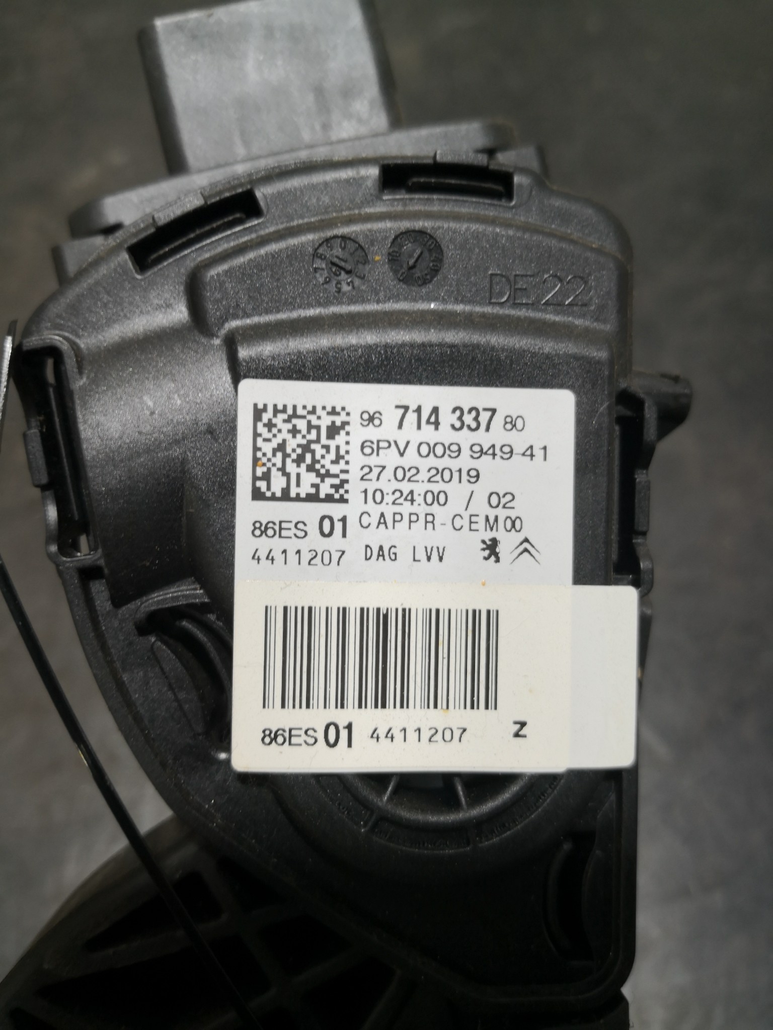 Pedal Potenciometro Acelerador CITROEN C3 III (SX) | 16 -  Imagem-1