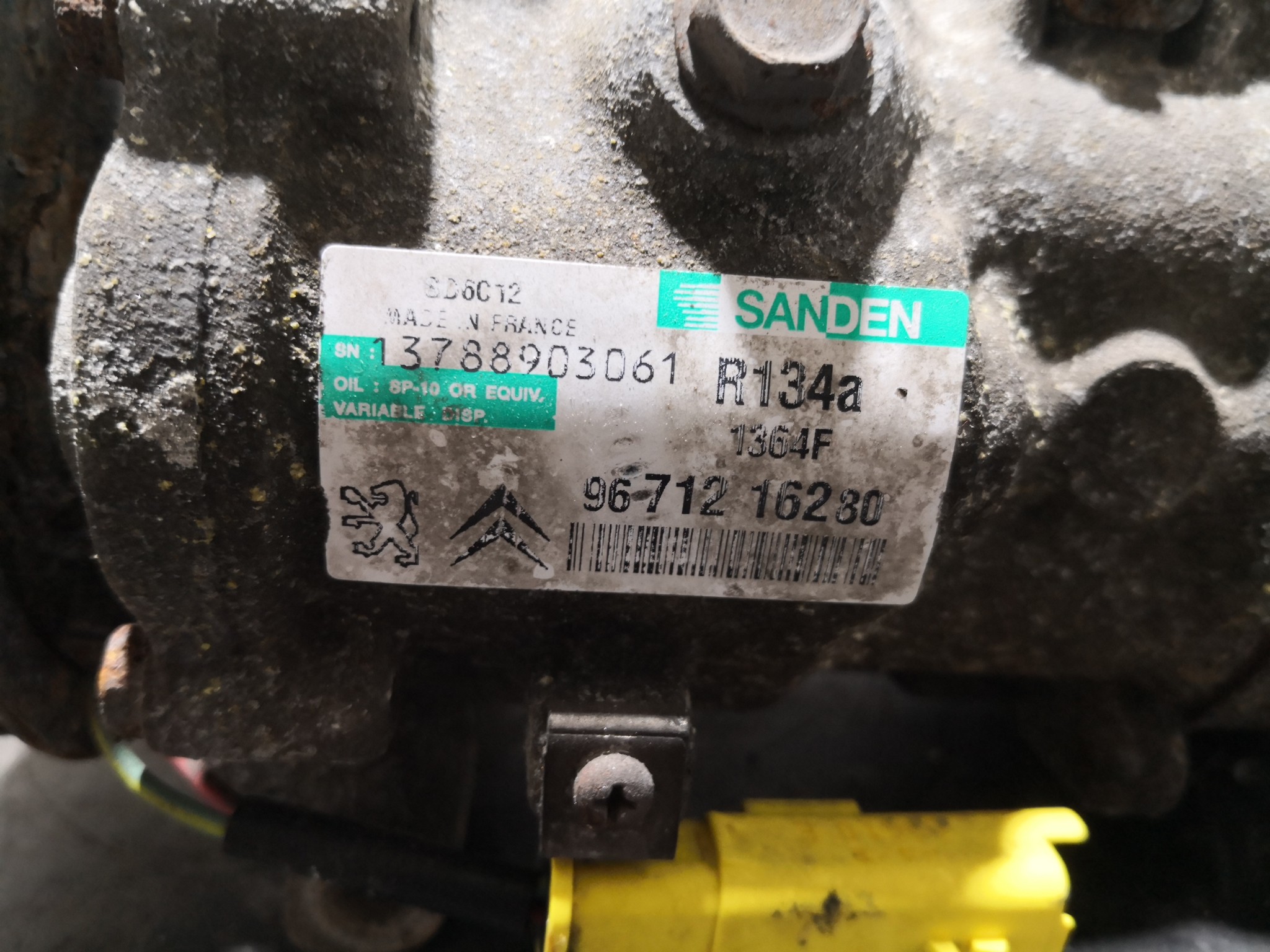 Compressor do Ar condicionado PEUGEOT 308 I (4A_, 4C_) | 07 - 16 Imagem-1