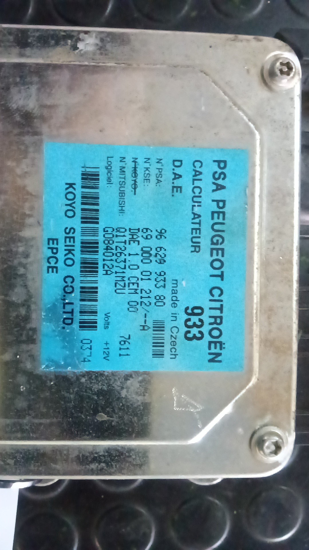 Centralina de Direção CITROEN - ID S_105860