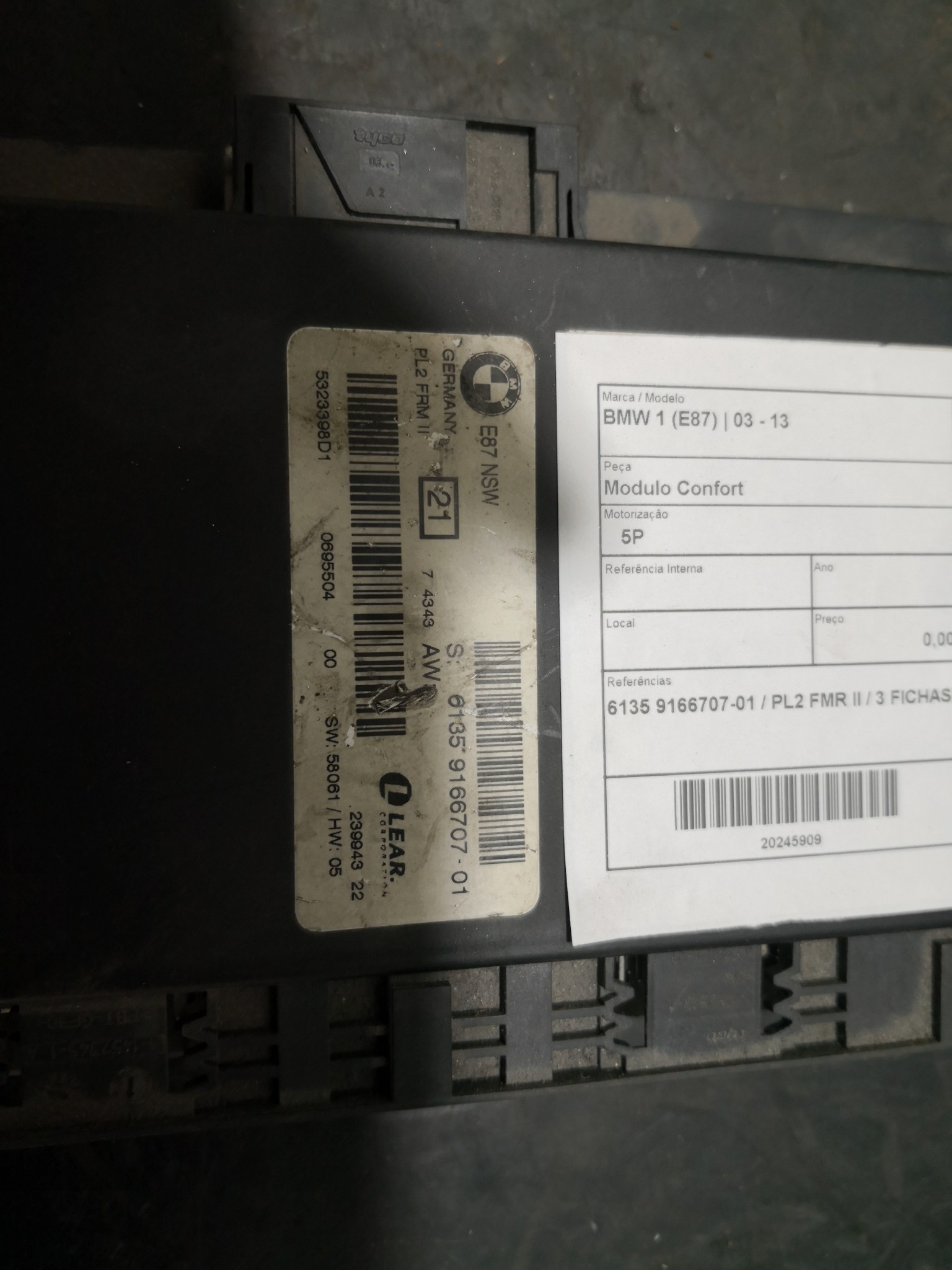 Modulo Confort BMW - ID S_105908