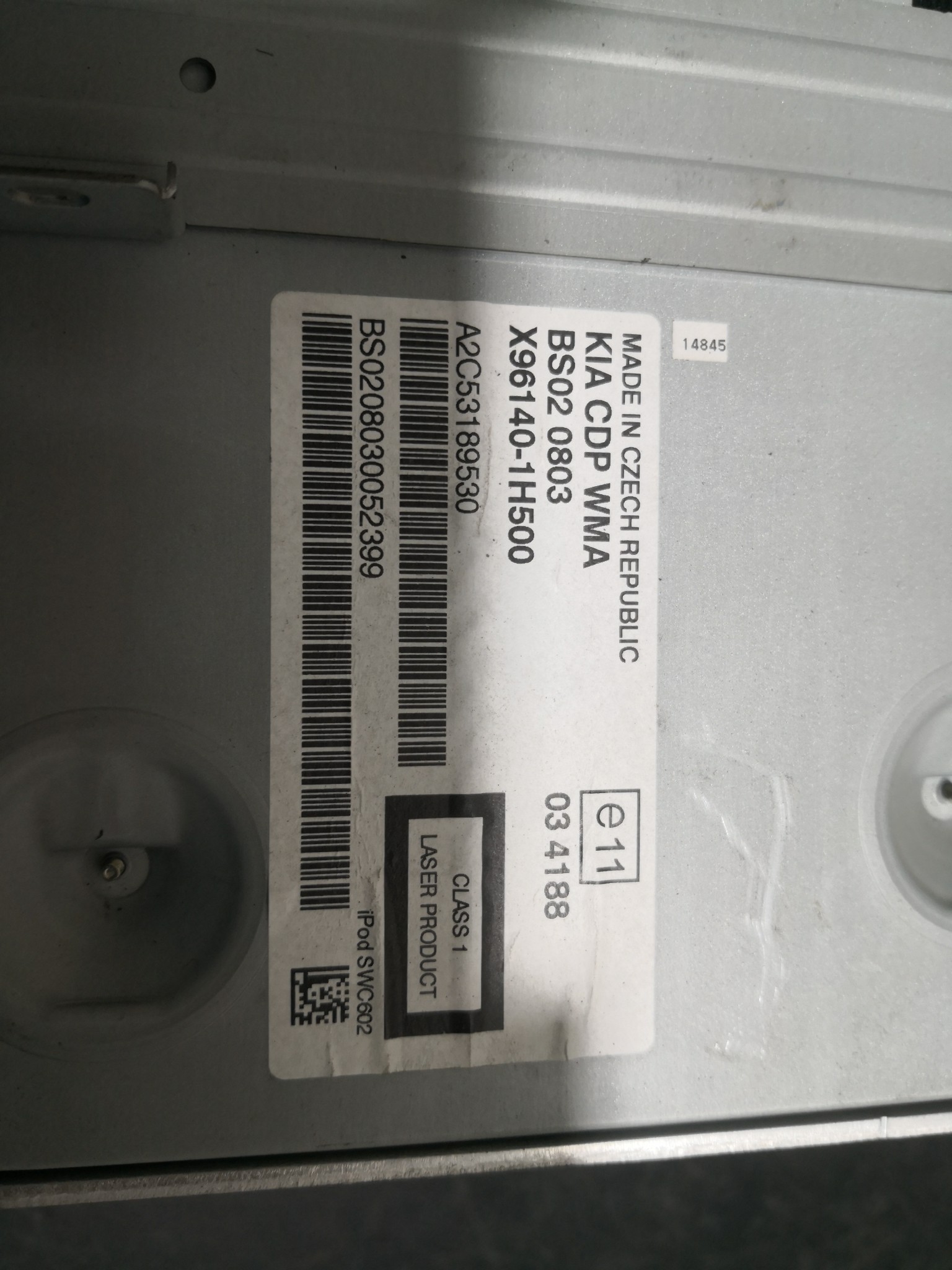 Rádio KIA CEED SW (ED) | 07 - 12 Imagem-1