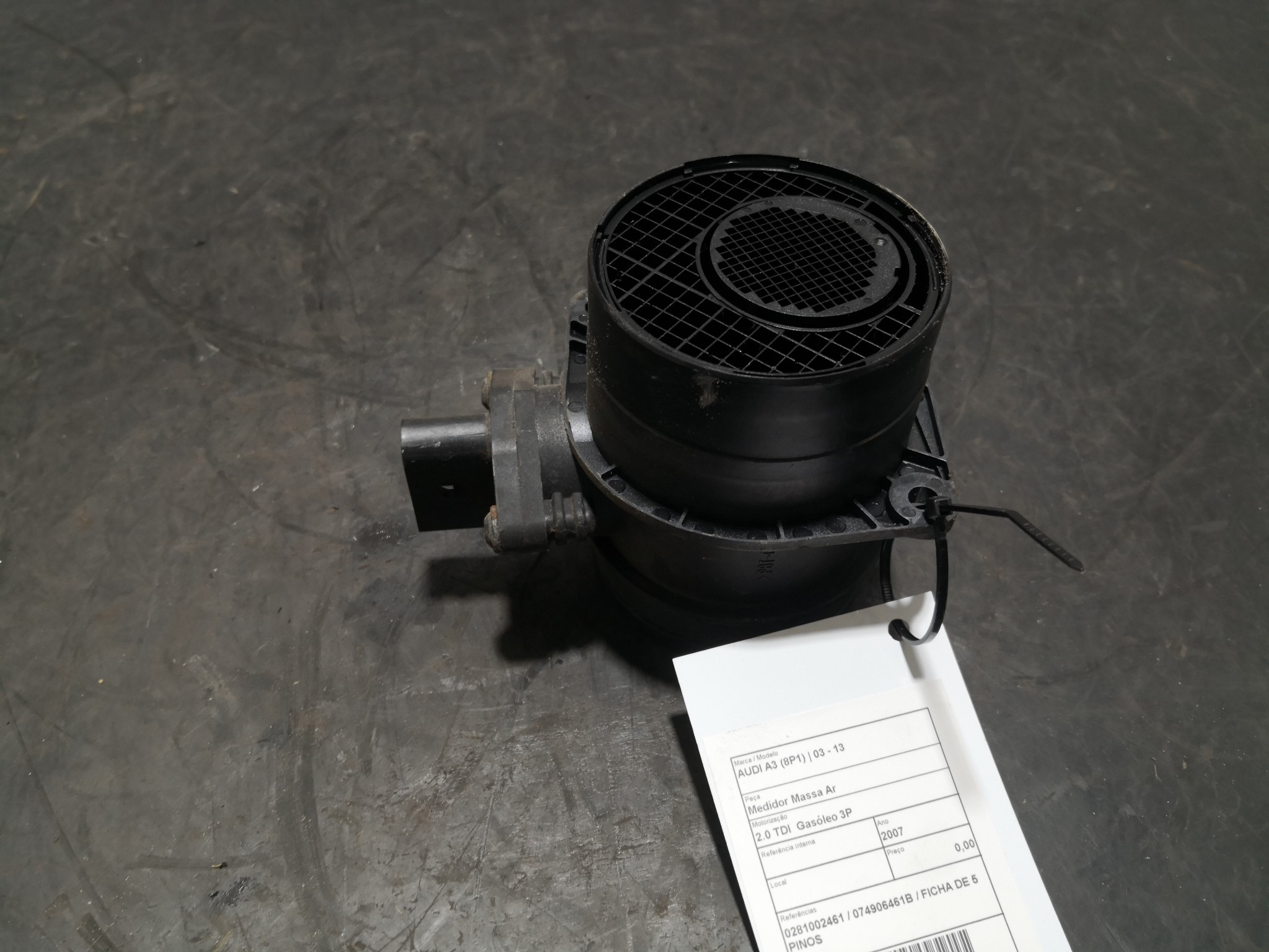 Medidor Massa Ar AUDI - ID S_105973