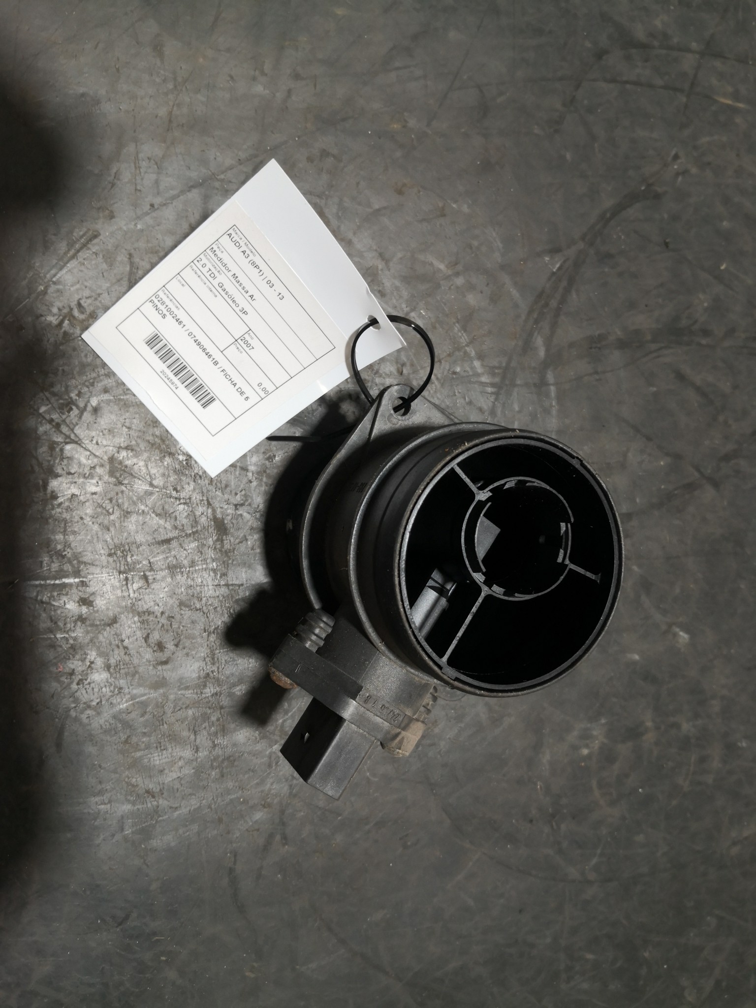 Medidor Massa Ar AUDI A3 (8P1) | 03 - 13 Imagem-2