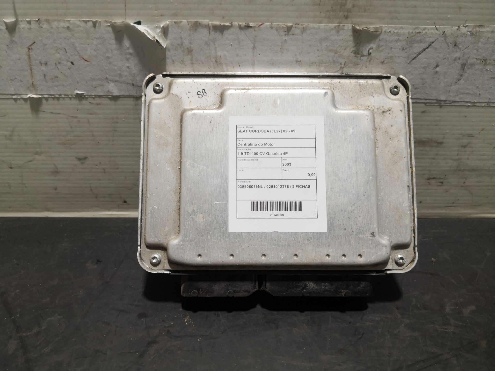 Centralina do Motor SEAT - ID S_106088