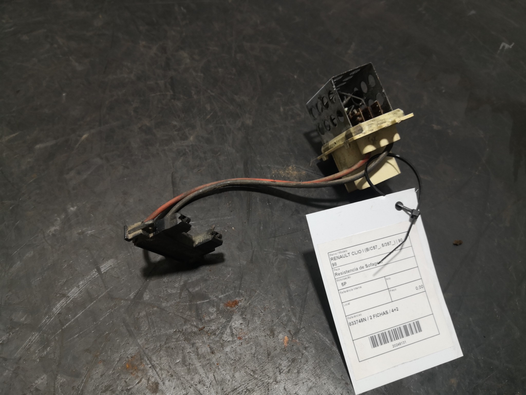 Resistencia de Sofagem RENAULT CLIO I (B/C57_, 5/357_) | 90 - 98 Imagem-1