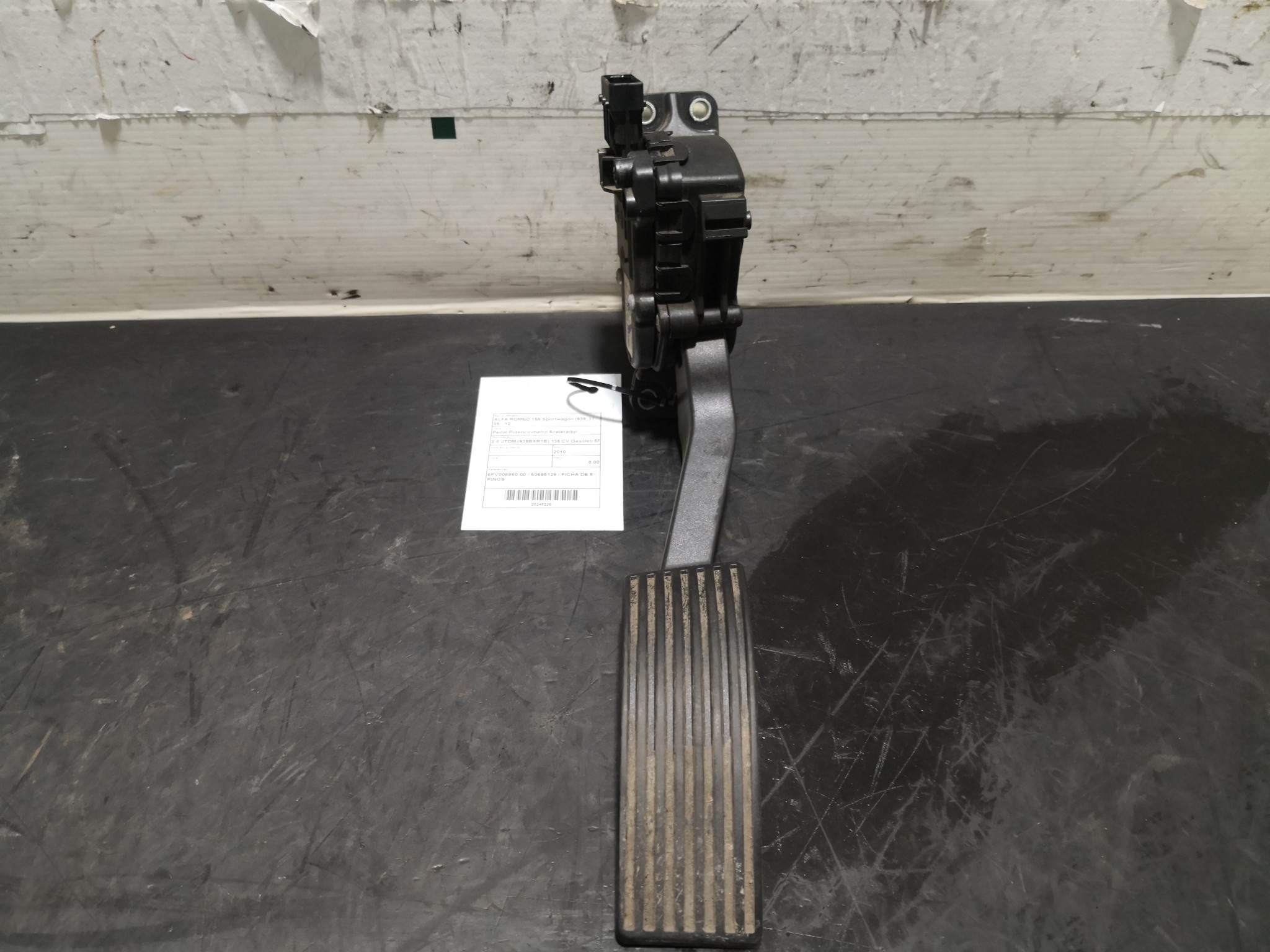 Pedal Potenciometro Acelerador ALFA ROMEO 159 Sportwagon (939_) | 05 - 12 Imagem-3