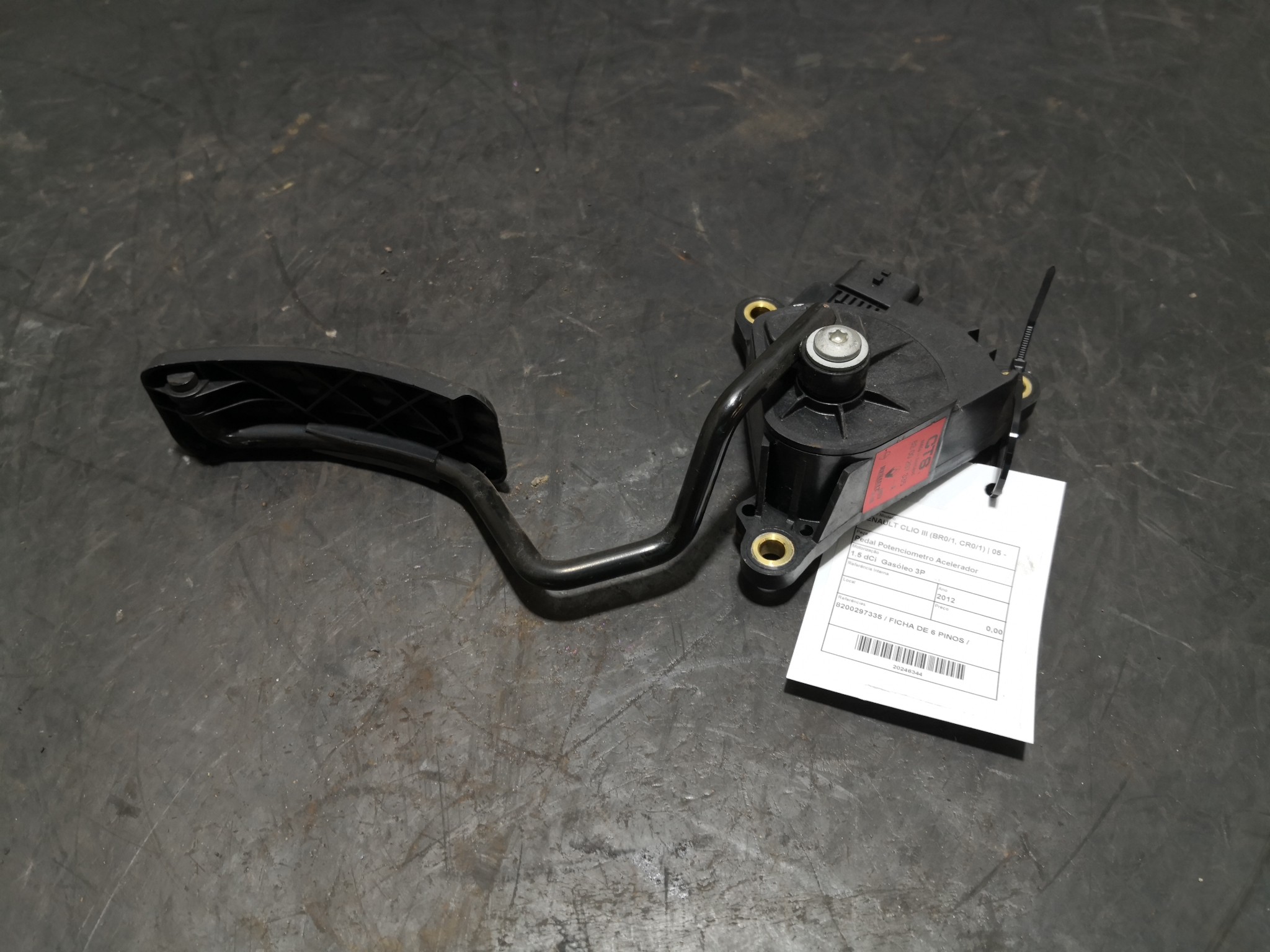 Pedal Potenciometro Acelerador RENAULT CLIO III (BR0/1, CR0/1) | 05 -  Imagem-1