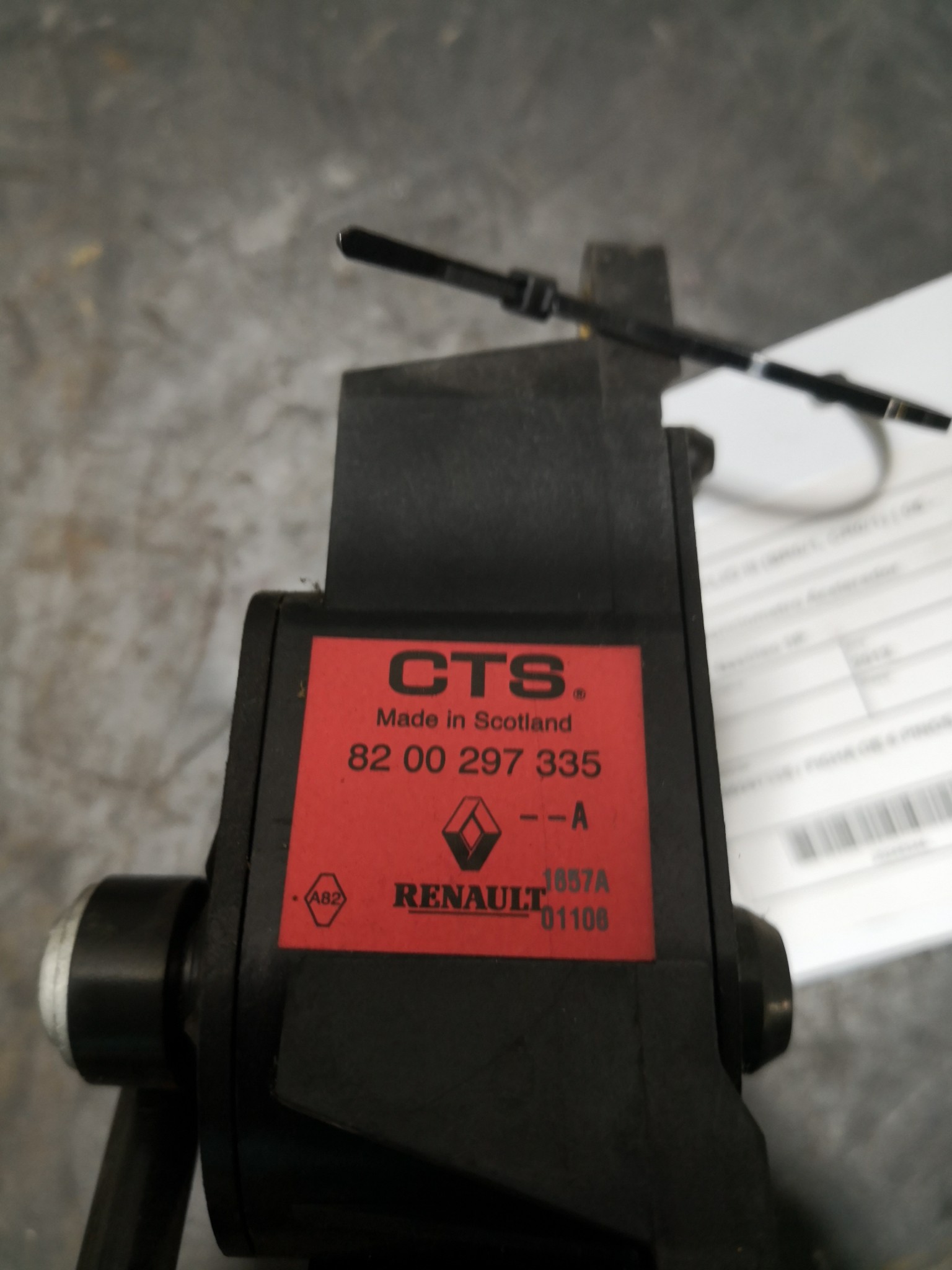 Pedal Potenciometro Acelerador RENAULT CLIO III (BR0/1, CR0/1) | 05 -  Imagem-2