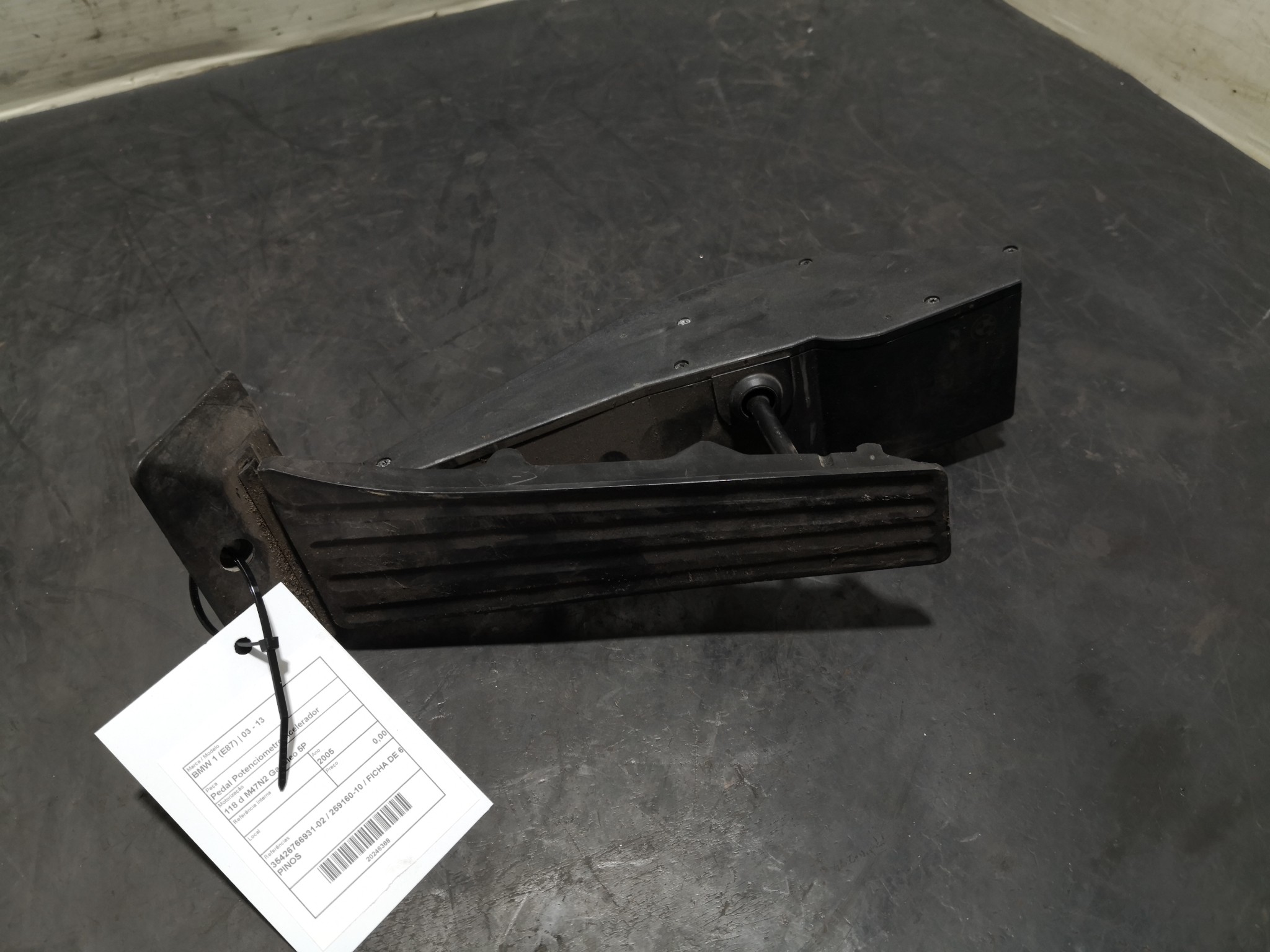 Pedal Potenciometro Acelerador BMW - ID S_106367