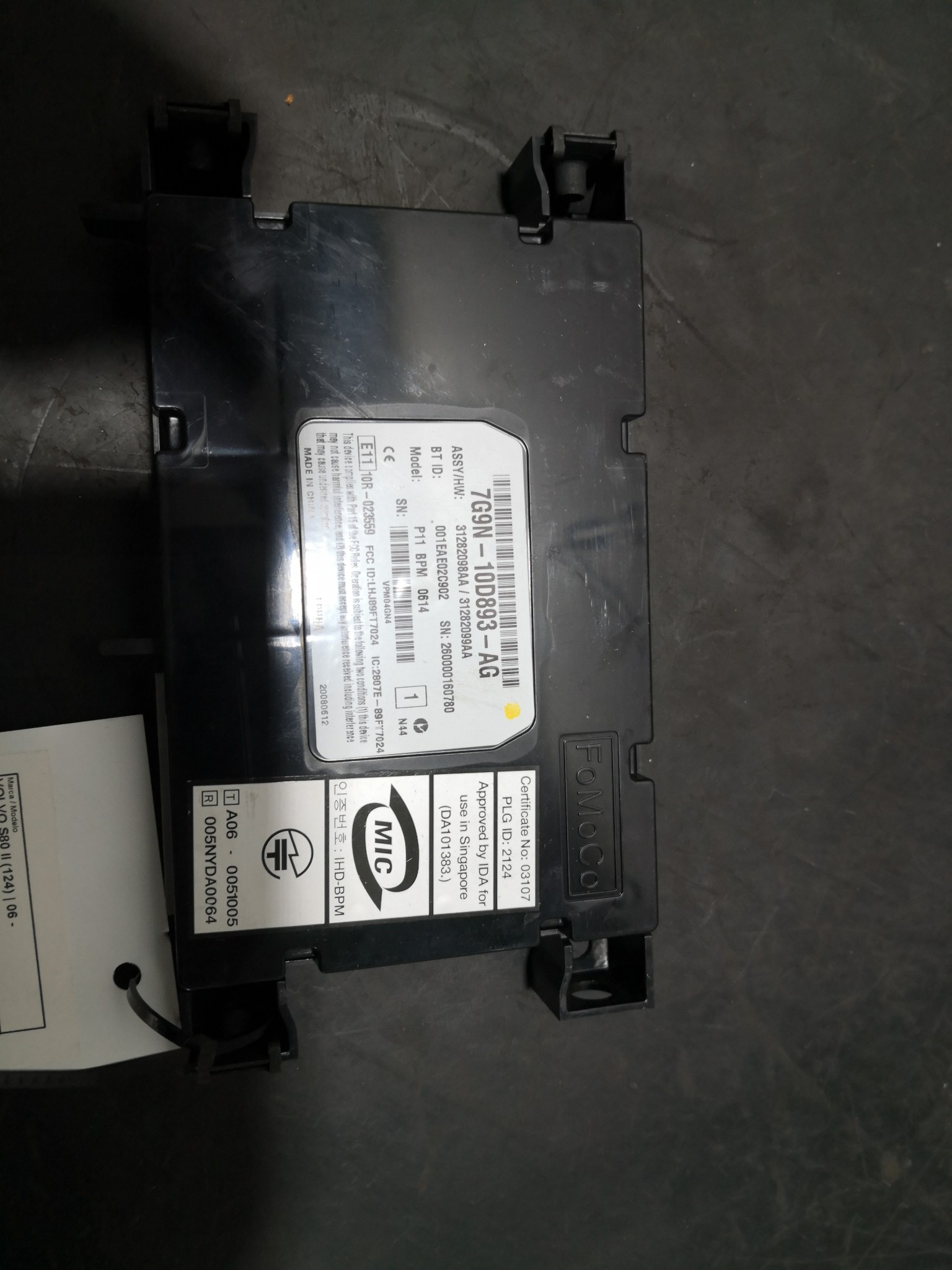 Centralina Bluetooth VOLVO S80 II (124) | 06 -  Imagem-1