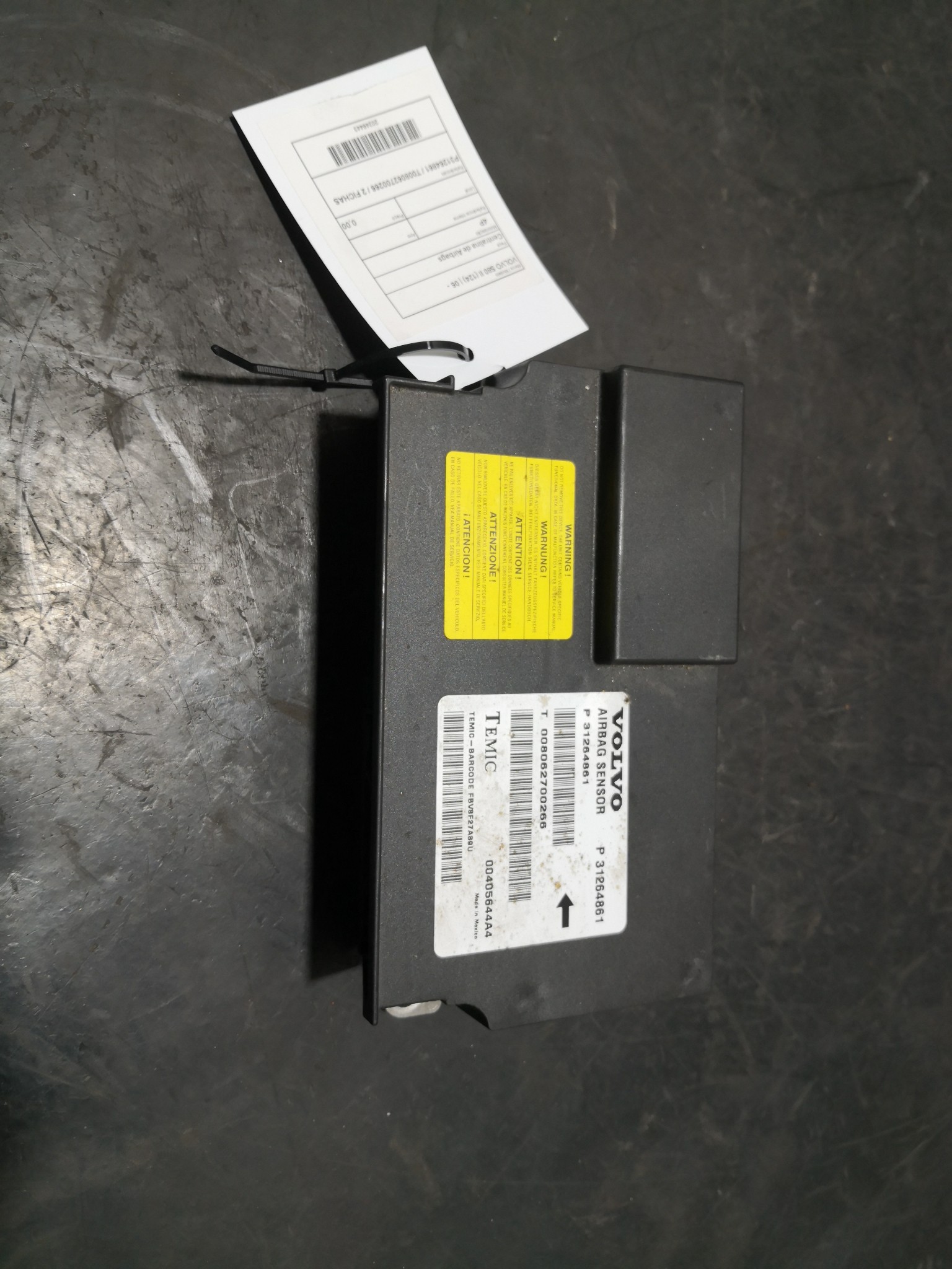 Centralina de Airbags VOLVO - ID S_106442