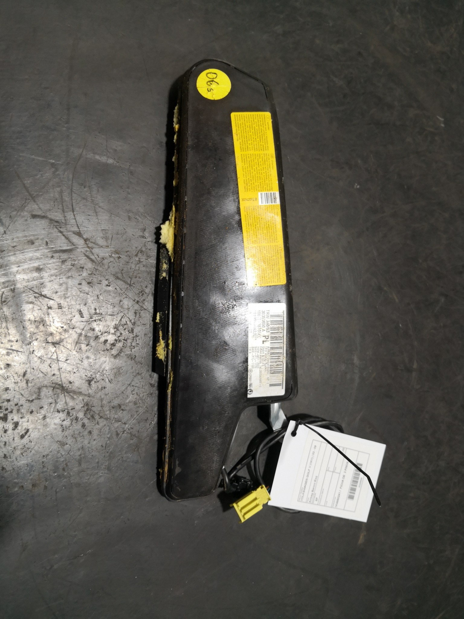 Airbag Banco Esq VOLKSWAGEN GOLF V (1K1) | 03 - 09 Imagem-1