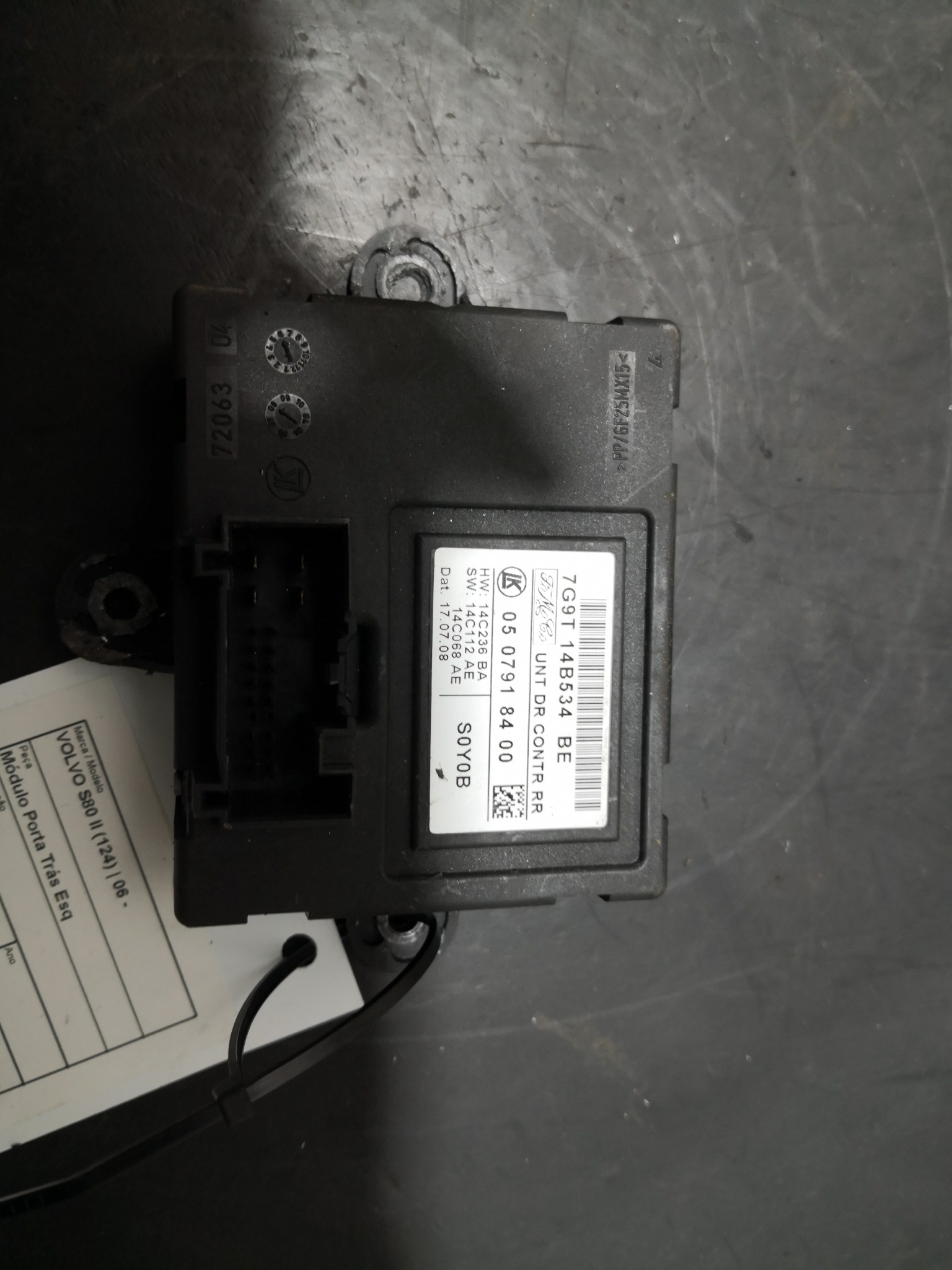 Módulo Porta Trás Esq VOLVO S80 II (124) | 06 -  Imagem-1