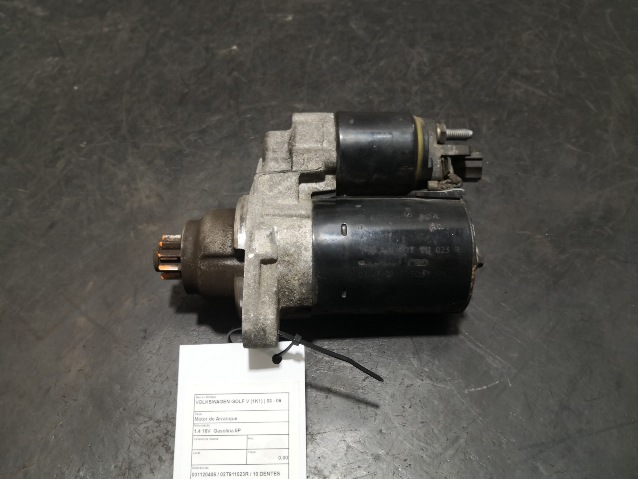 Motor de Arranque VOLKSWAGEN - ID S_106851