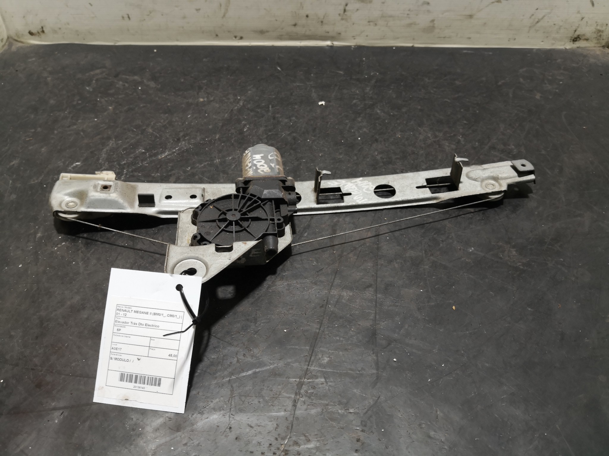 Elevador Trás Dto Electrico RENAULT - ID S_26139