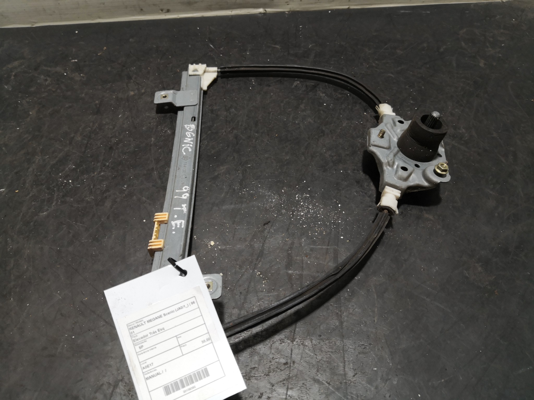 Elevador Trás Esq RENAULT - ID S_26391