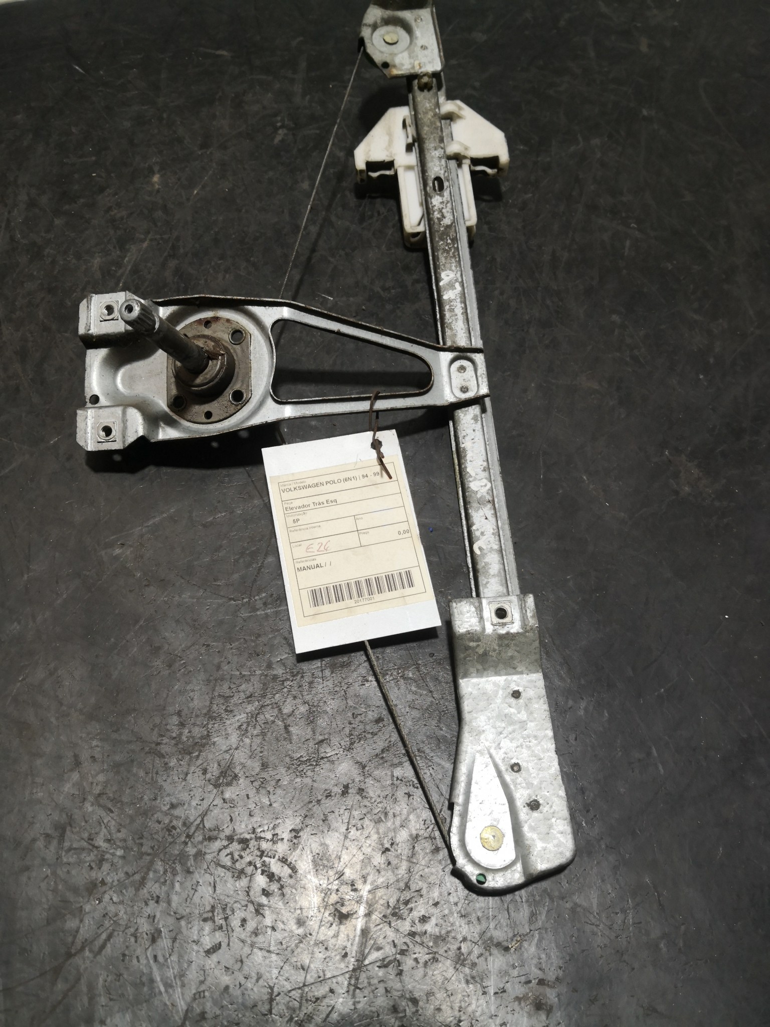 Elevador Trás Esq VOLKSWAGEN - ID S_37000