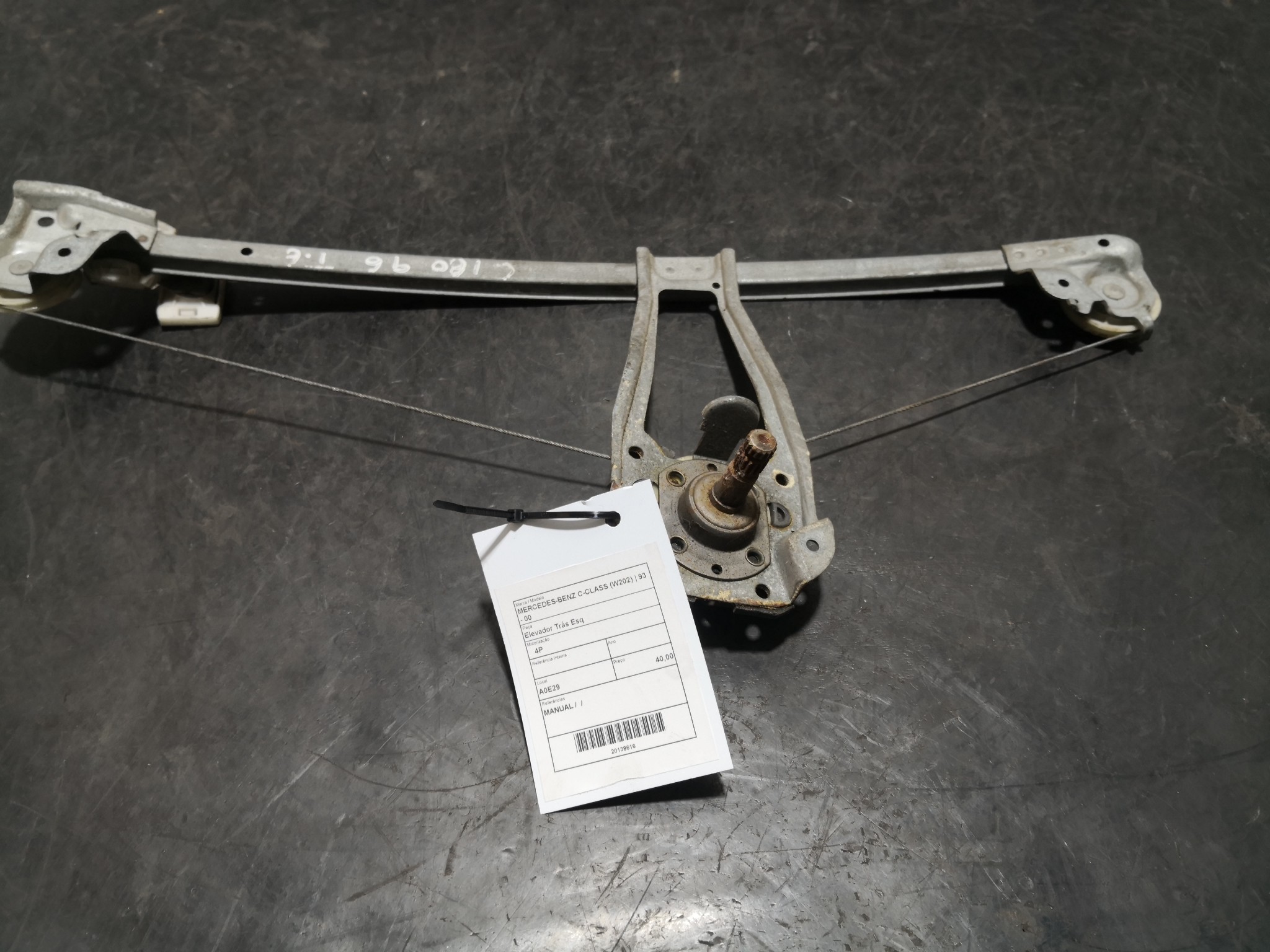 Elevador Trás Esq MERCEDES-BENZ - ID S_28615