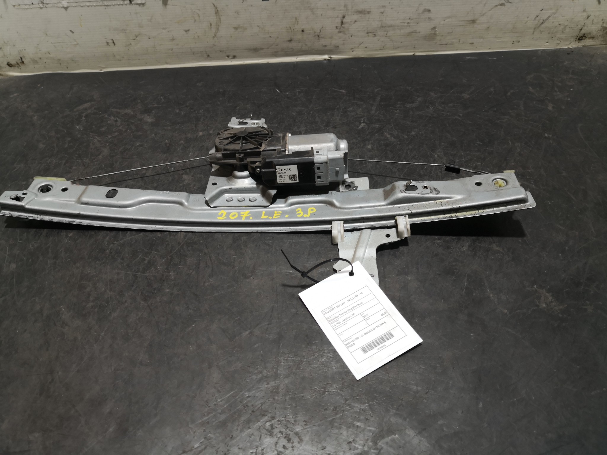 Elevador Frente Esq Electrico PEUGEOT 207 (WA_, WC_) | 06 - 15 Imagem-3