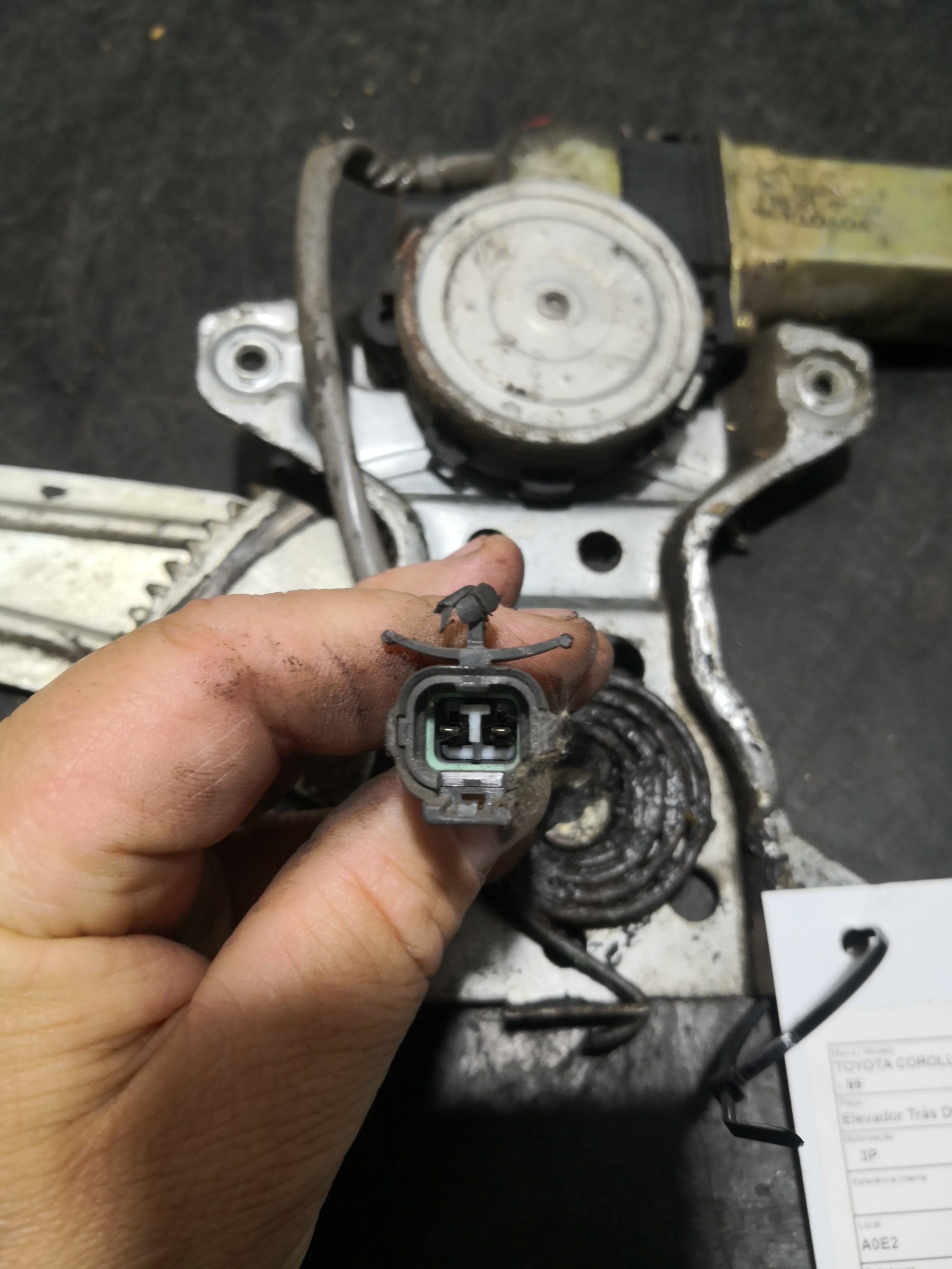 Elevador Trás Dto Electrico TOYOTA COROLLA Compact (_E10_) | 92 - 99 Imagem-1