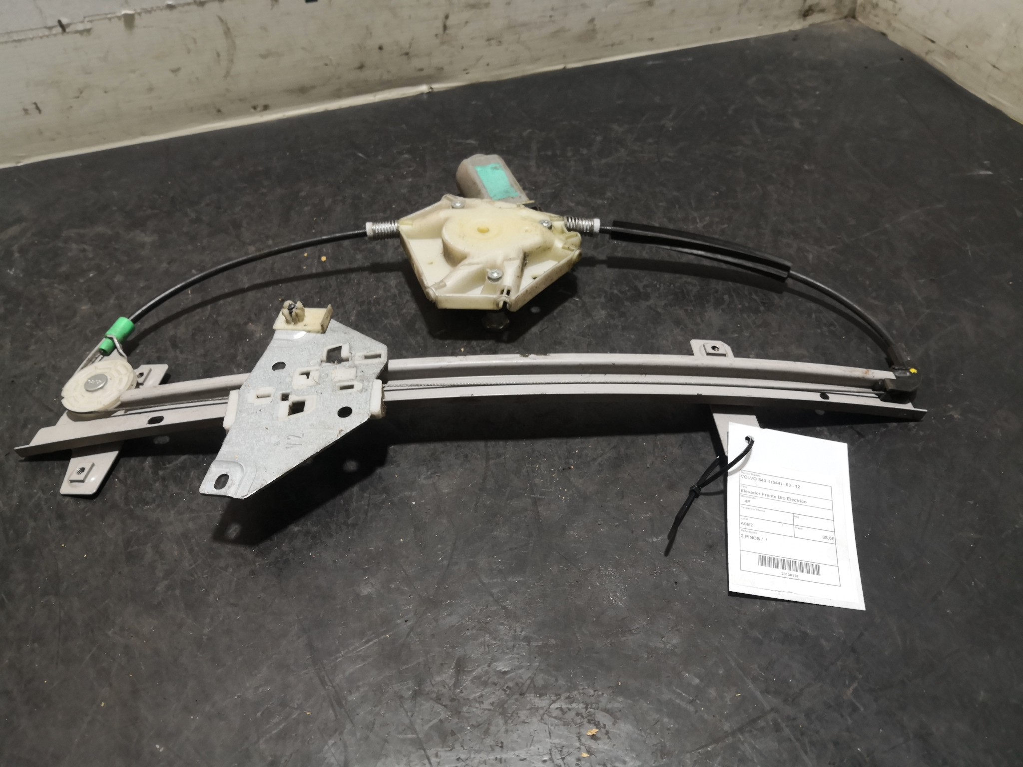 Elevador Frente Dto Electrico VOLVO - ID S_26111
