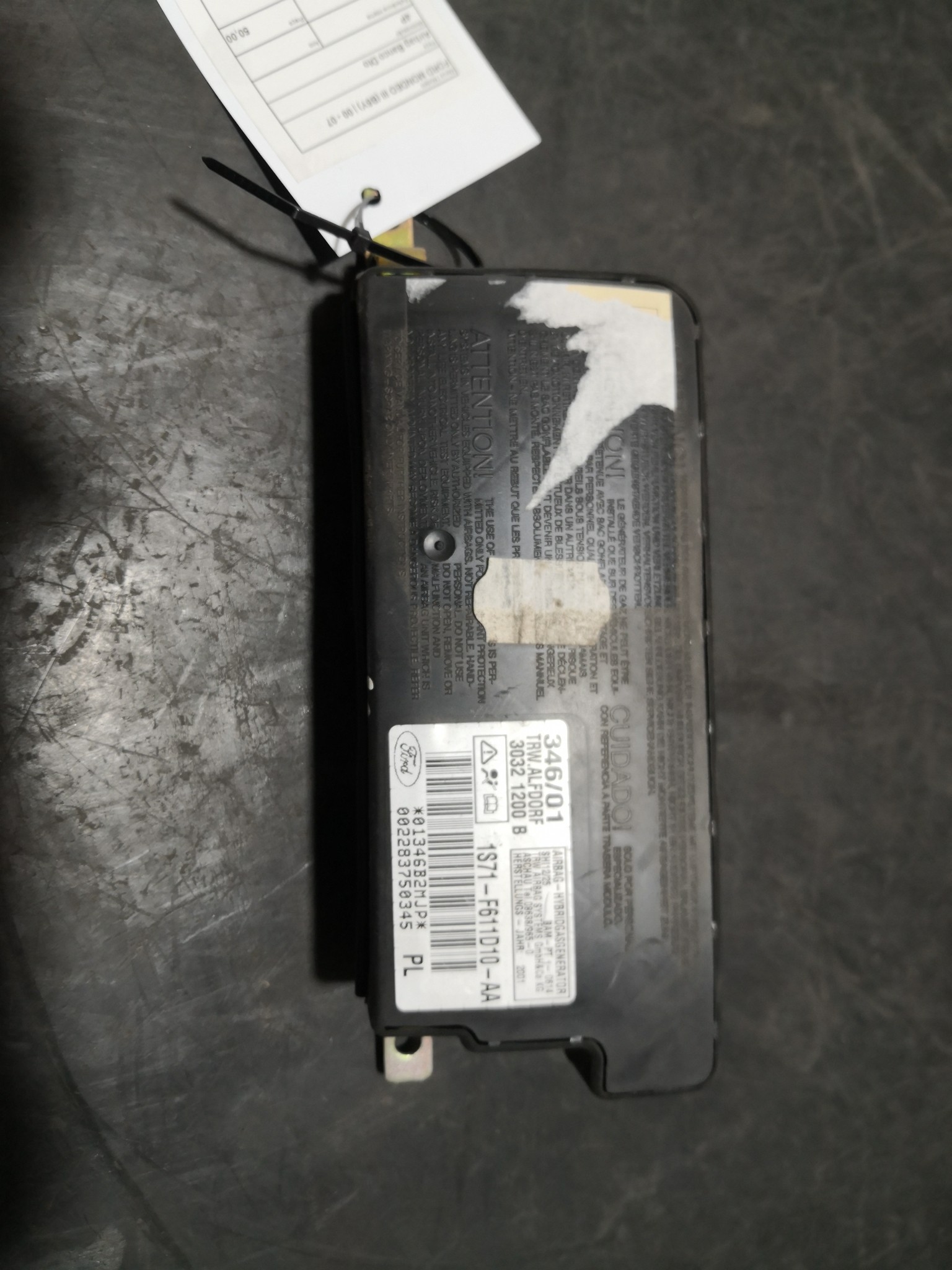 Airbag Banco Dto FORD - ID S_38580