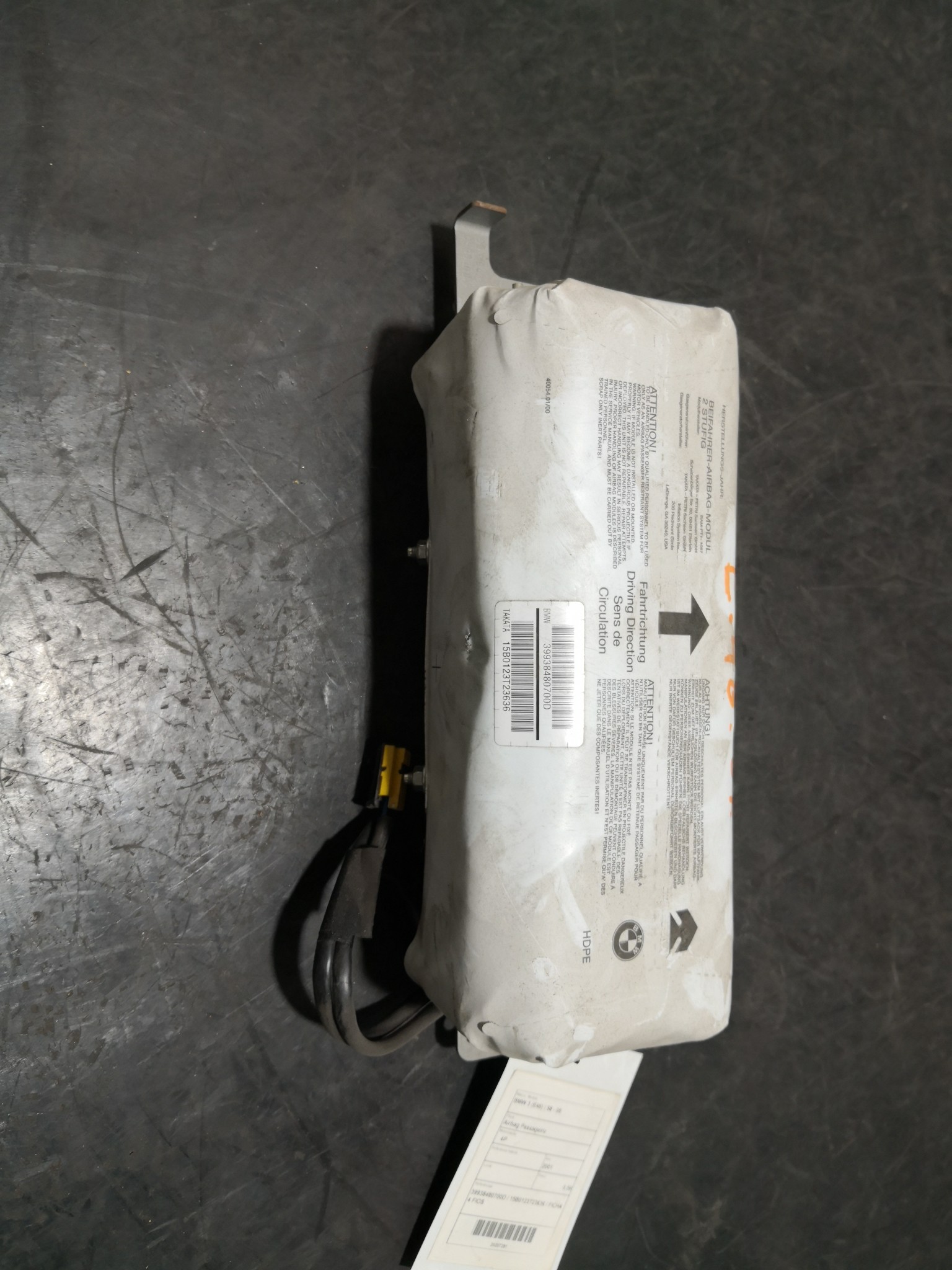 Airbag Passageiro BMW - ID S_67290