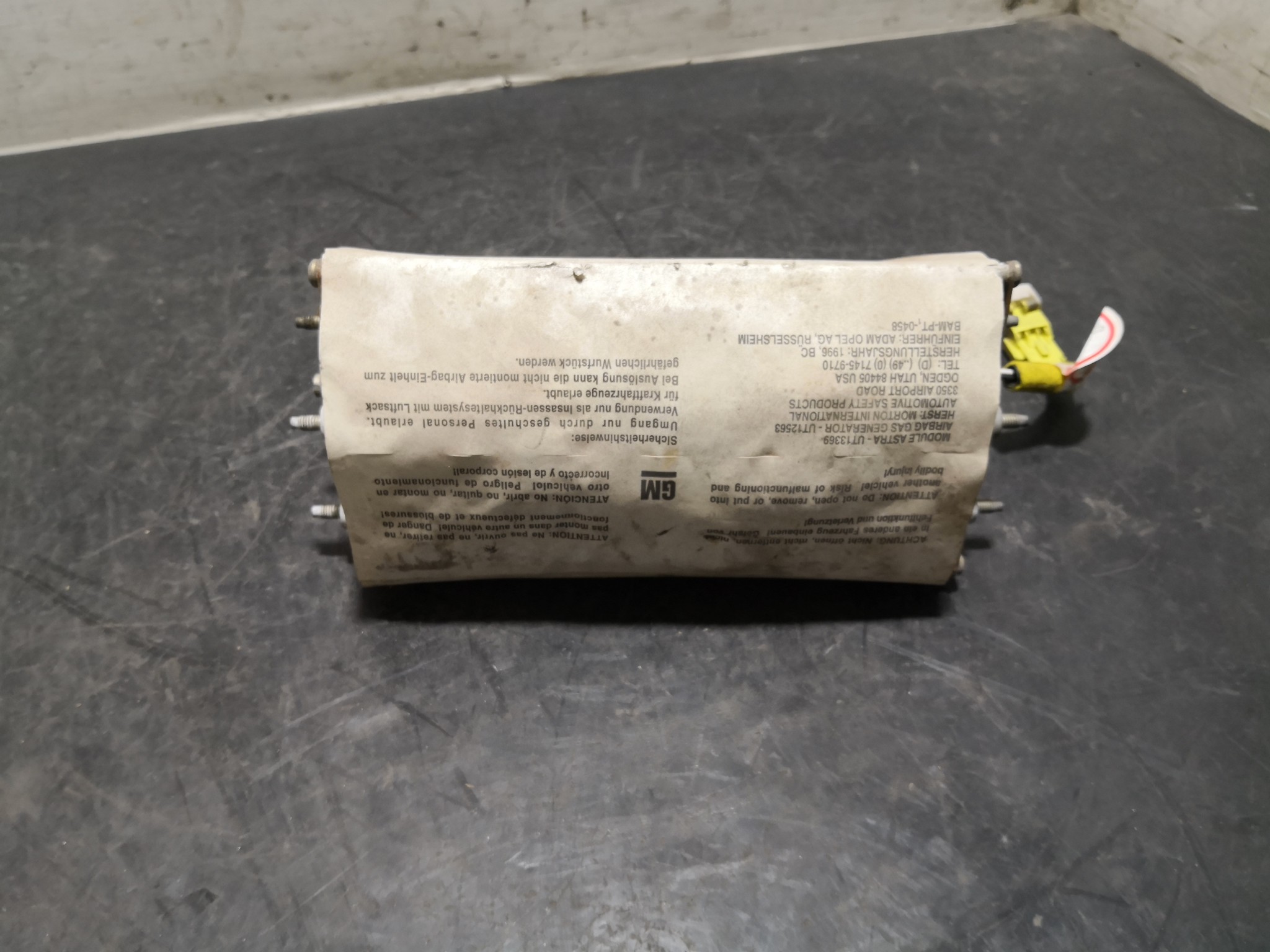 Airbag Passageiro OPEL - ID S_38797