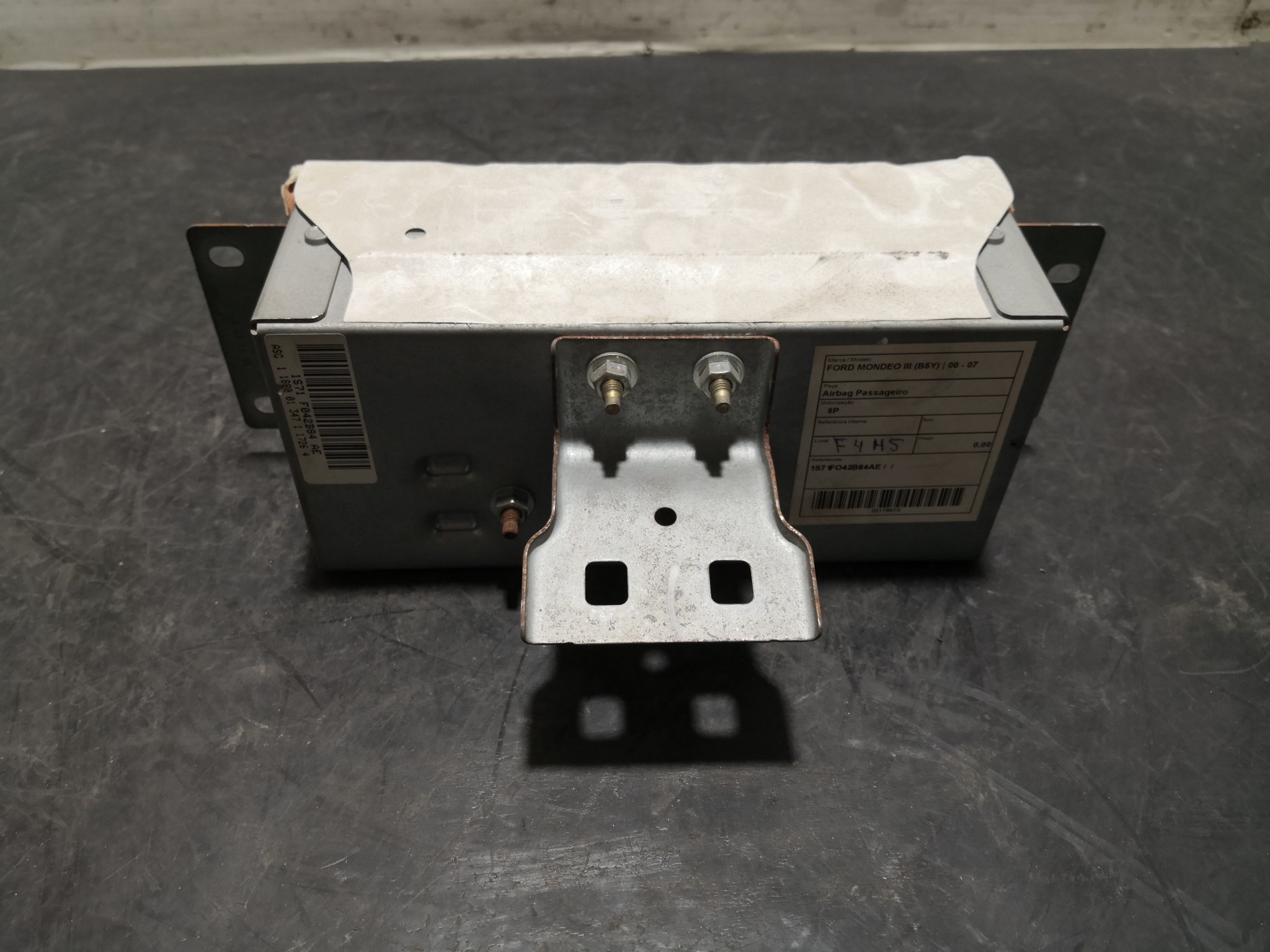 Airbag Passageiro FORD - ID S_38609