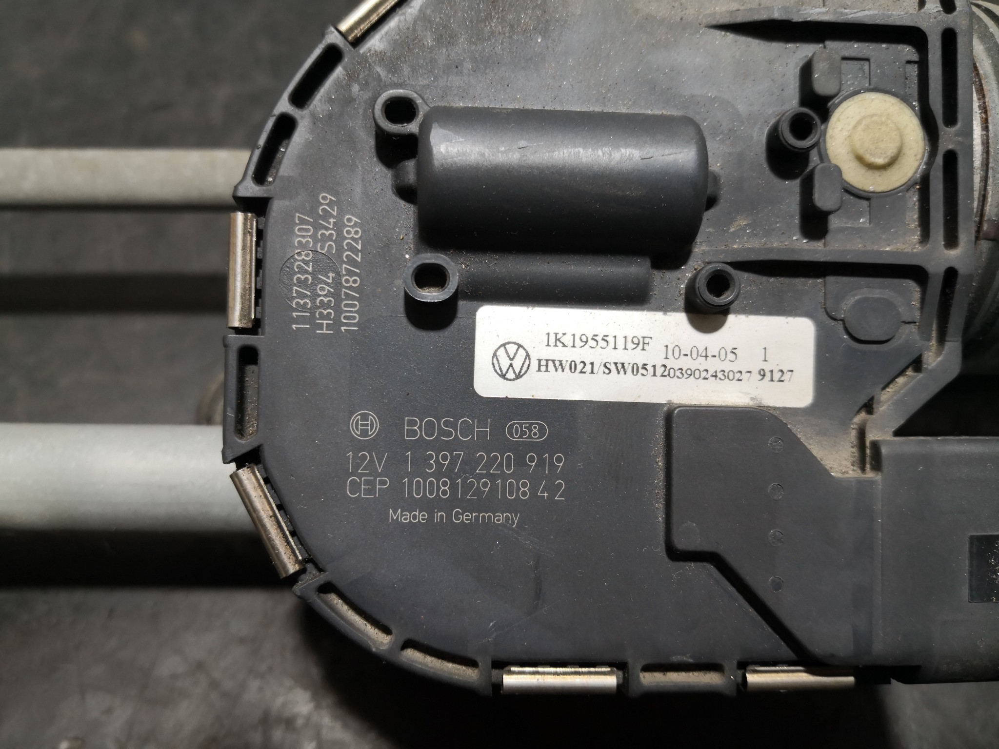 Motor Limpa Vidros Frente VOLKSWAGEN GOLF VI Variant (AJ5) | 09 - 14 Imagem-2