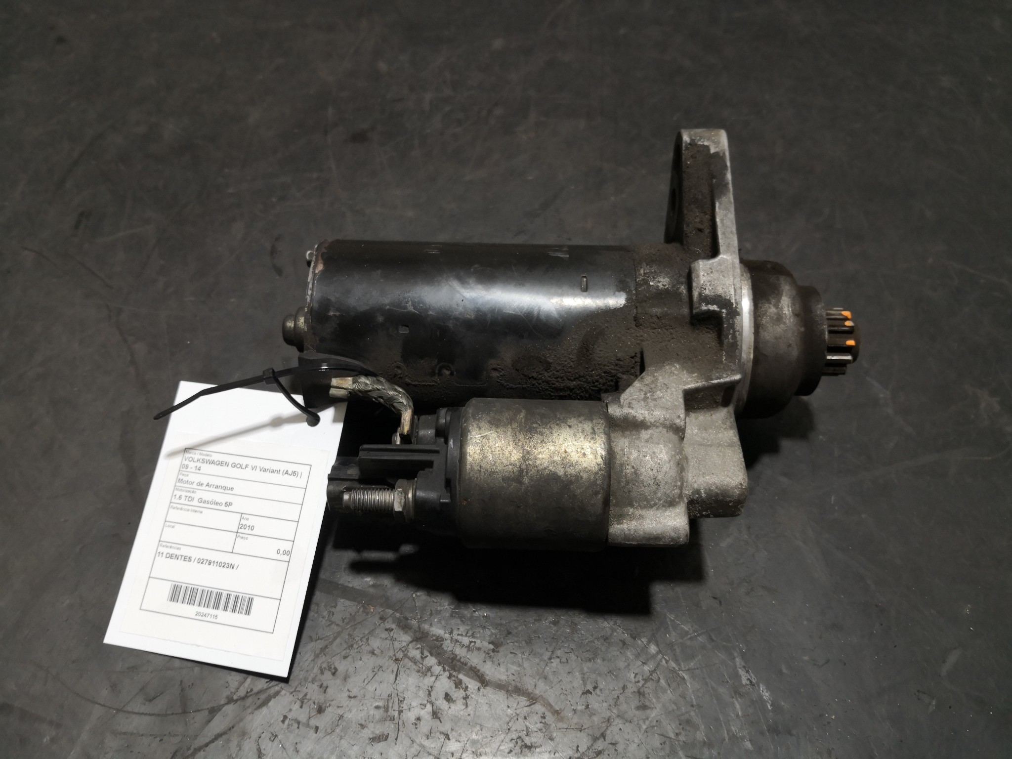 Motor de Arranque VOLKSWAGEN - ID S_107114