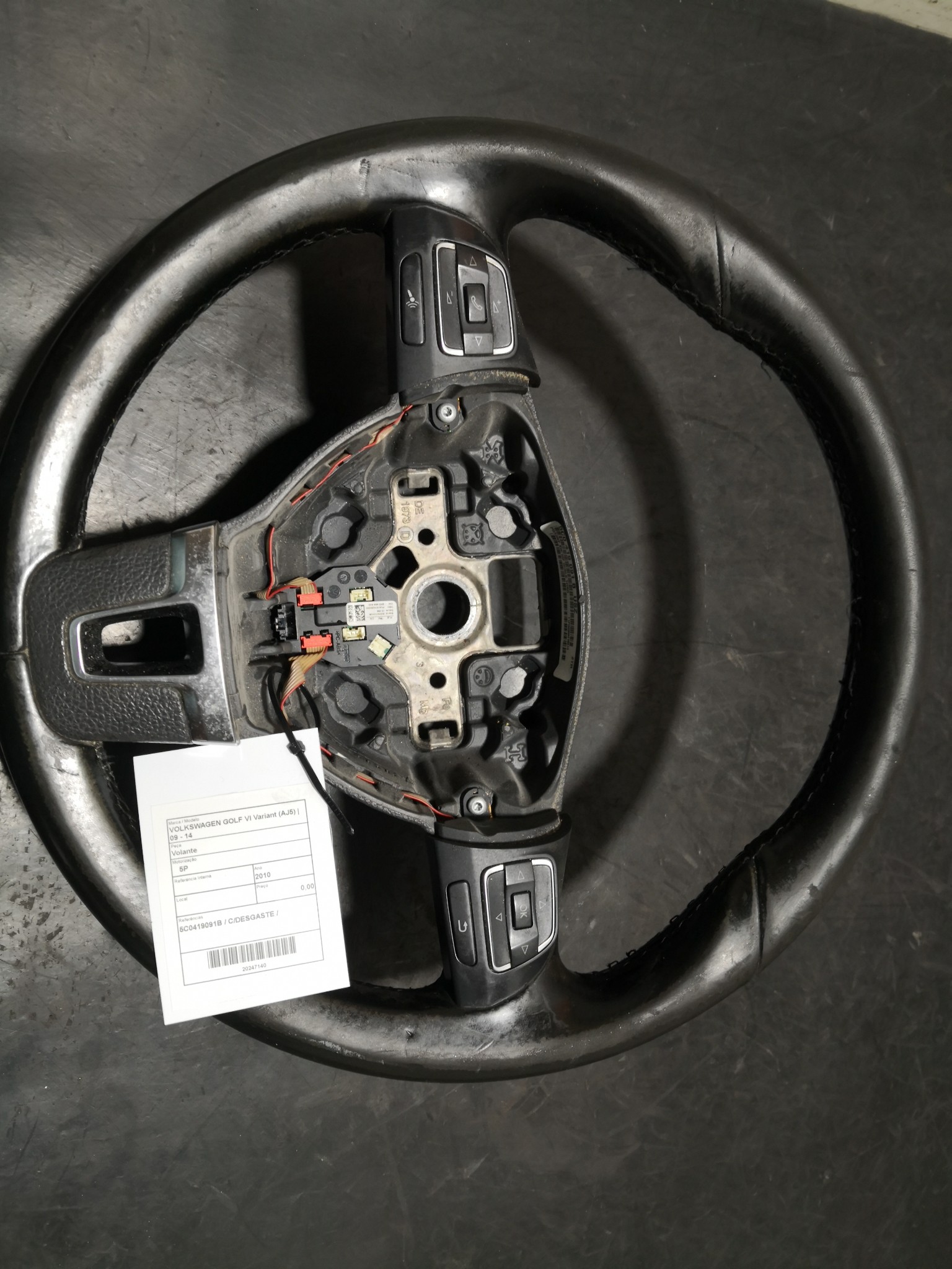Volante VOLKSWAGEN GOLF VI Variant (AJ5) | 09 - 14 Imagem-1