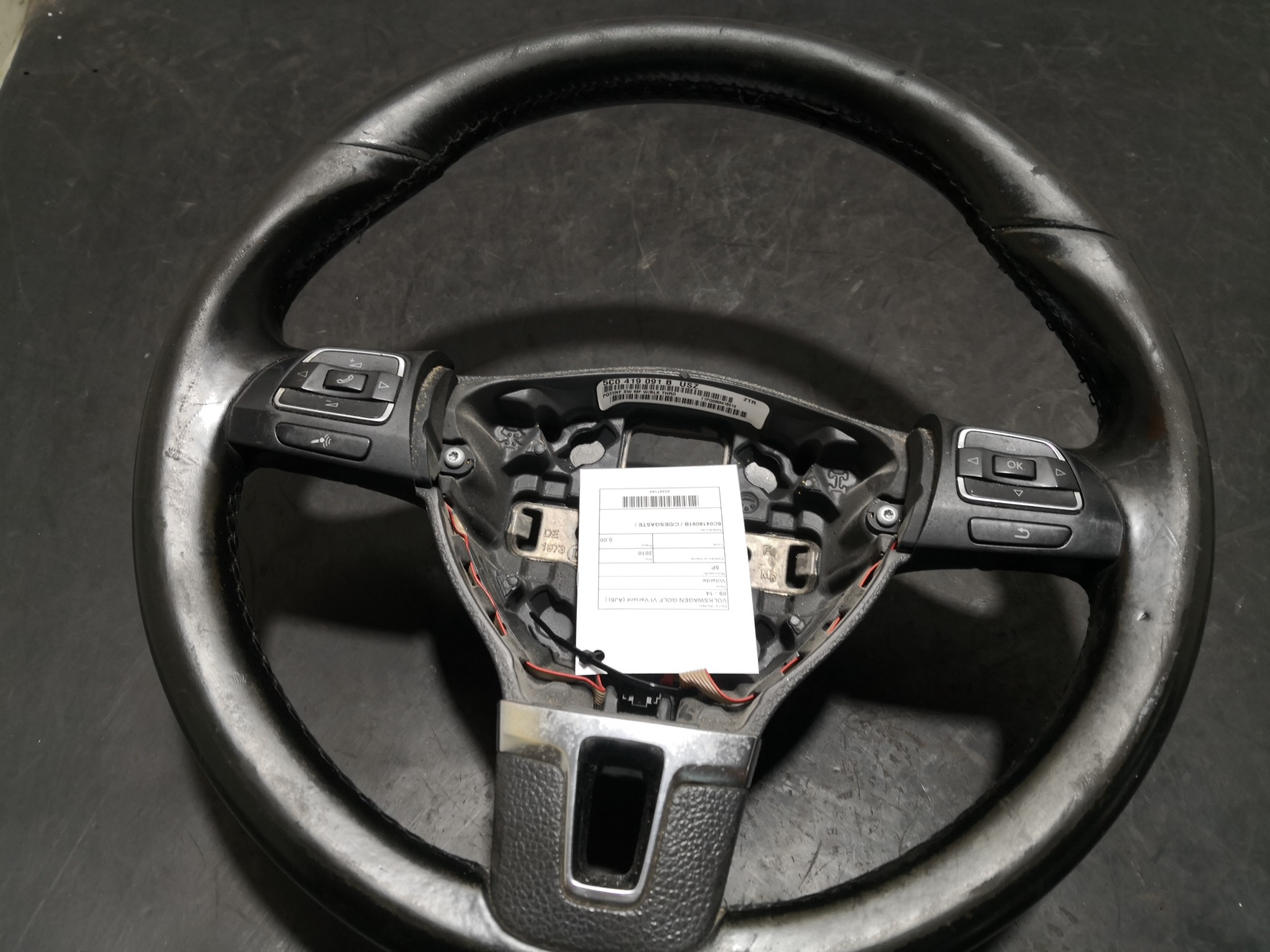 Volante VOLKSWAGEN GOLF VI Variant (AJ5) | 09 - 14 Imagem-7