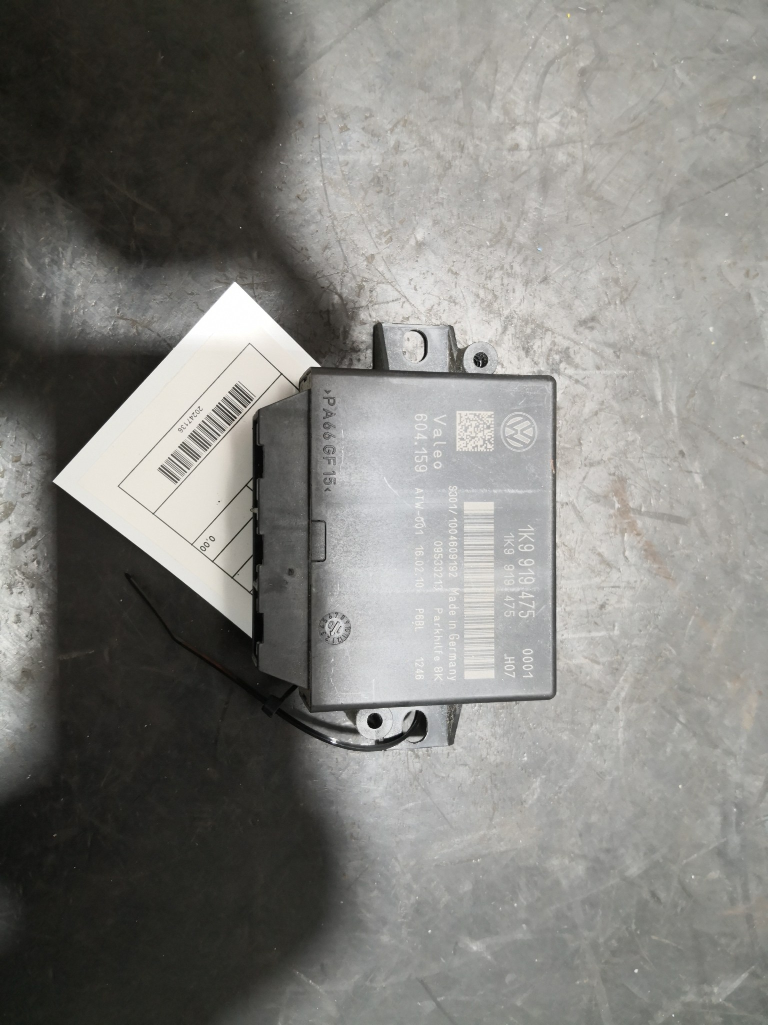 Modulo Sensores Estacionamento VOLKSWAGEN - ID S_107135