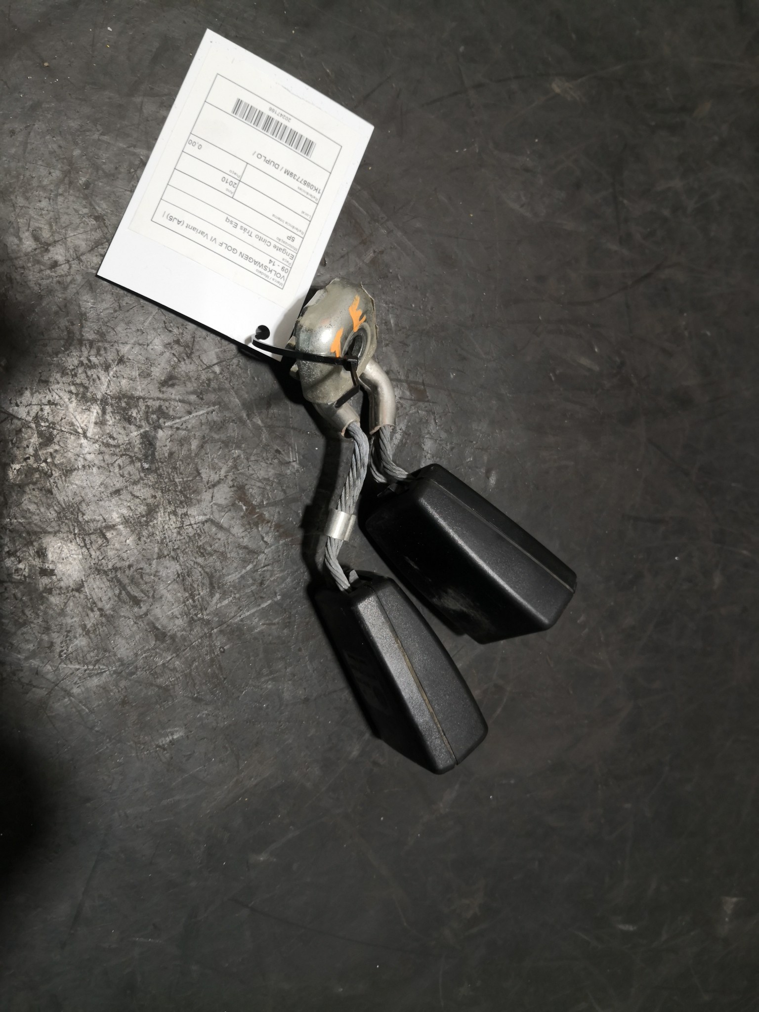 Engate Cinto Trás Esq VOLKSWAGEN GOLF VI Variant (AJ5) | 09 - 14 Imagem-2