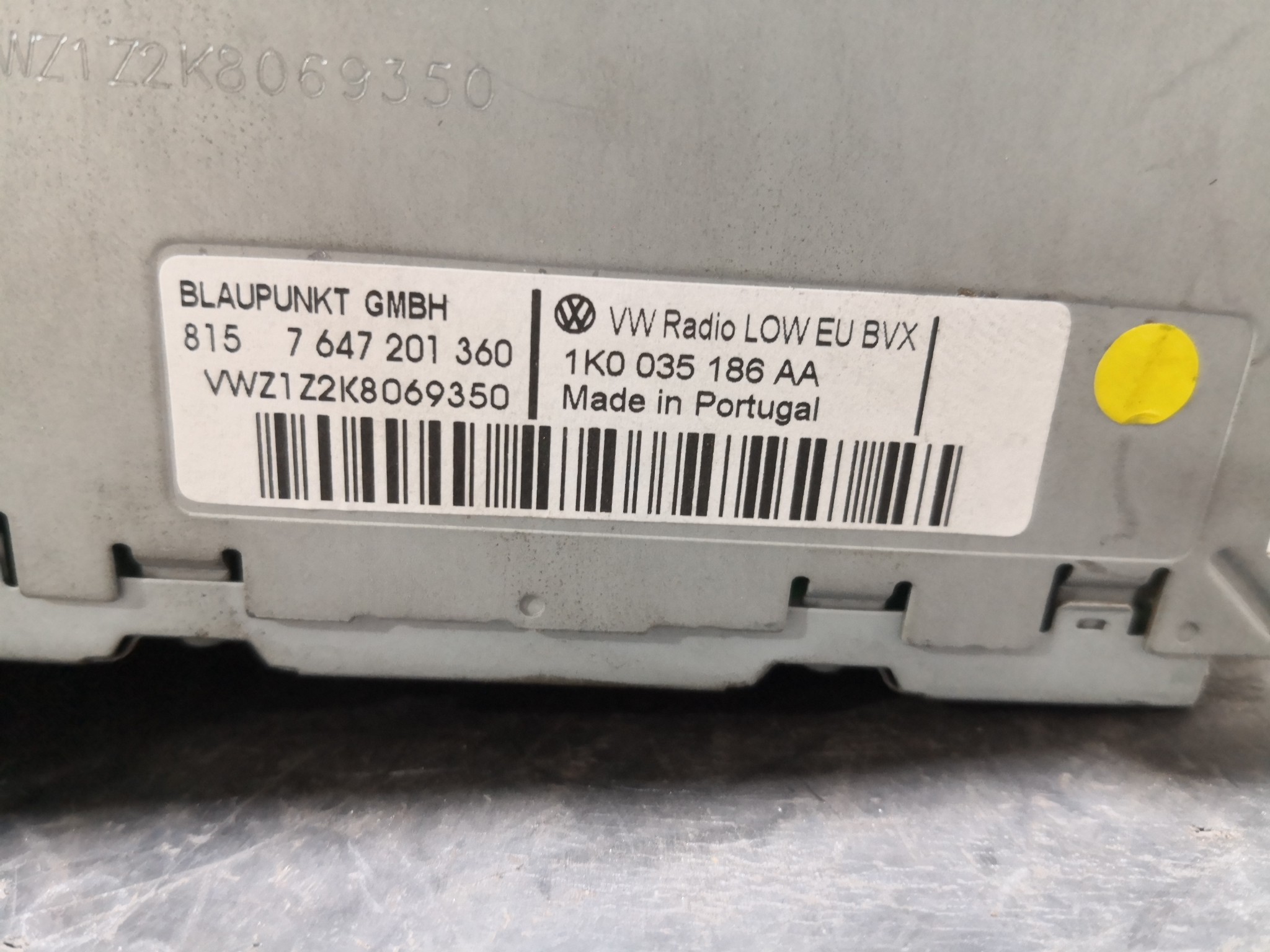 Rádio VOLKSWAGEN GOLF VI Variant (AJ5) | 09 - 14 Imagem-1