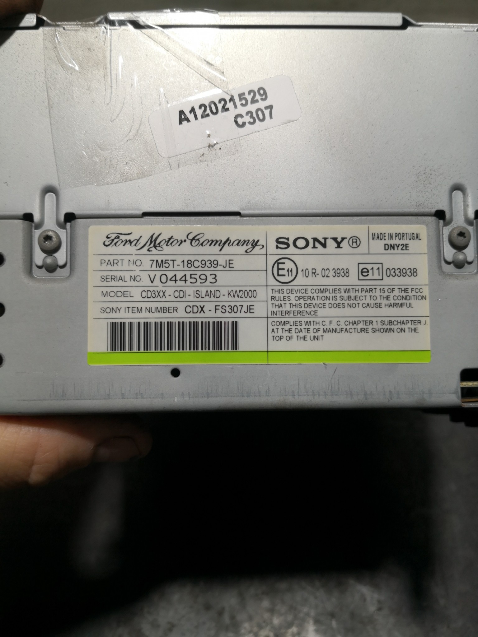 Rádio FORD FOCUS II (DA_, HCP, DP) | 04 - 13 Imagem-2