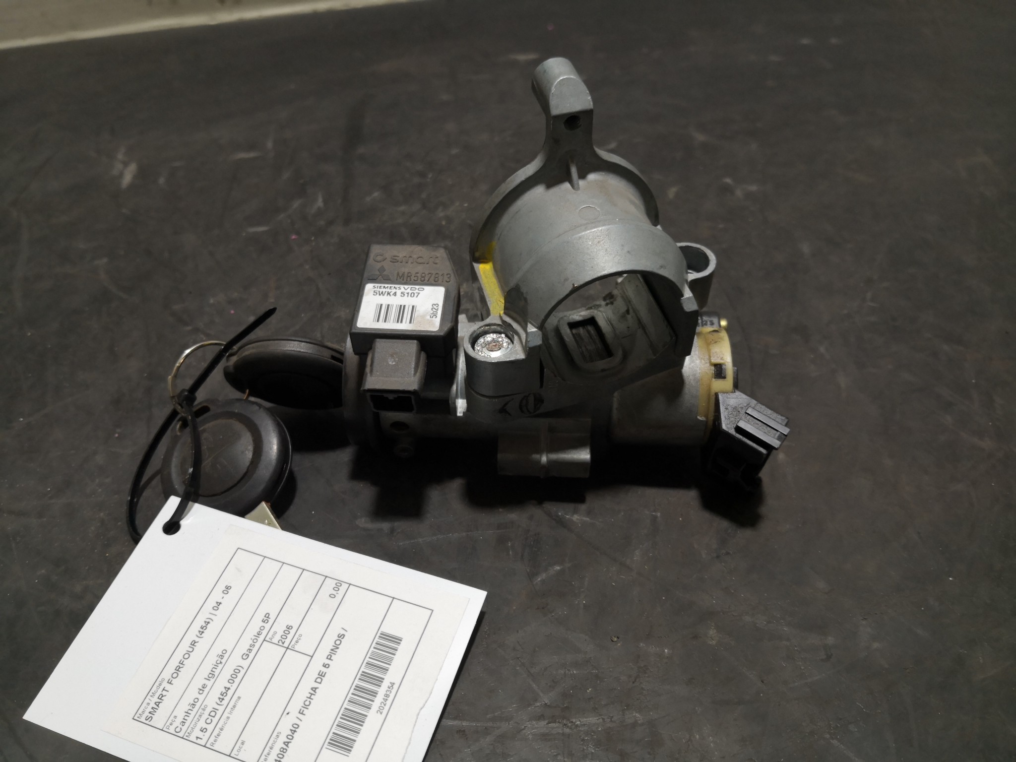 Canhão de Ignição SMART FORFOUR (454) | 04 - 06 Imagem-1