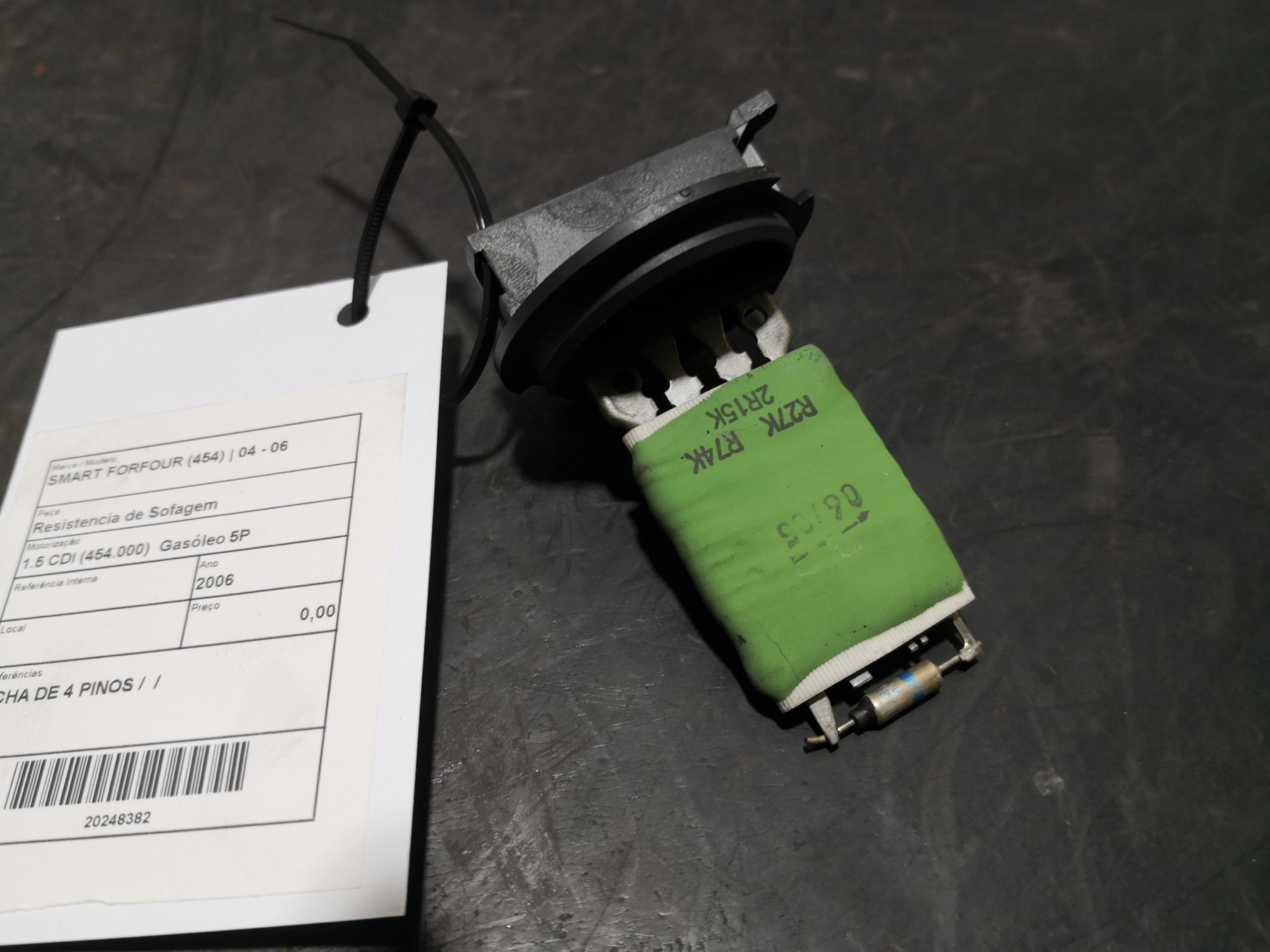 Resistencia de Sofagem SMART FORFOUR (454) | 04 - 06 Imagem-1