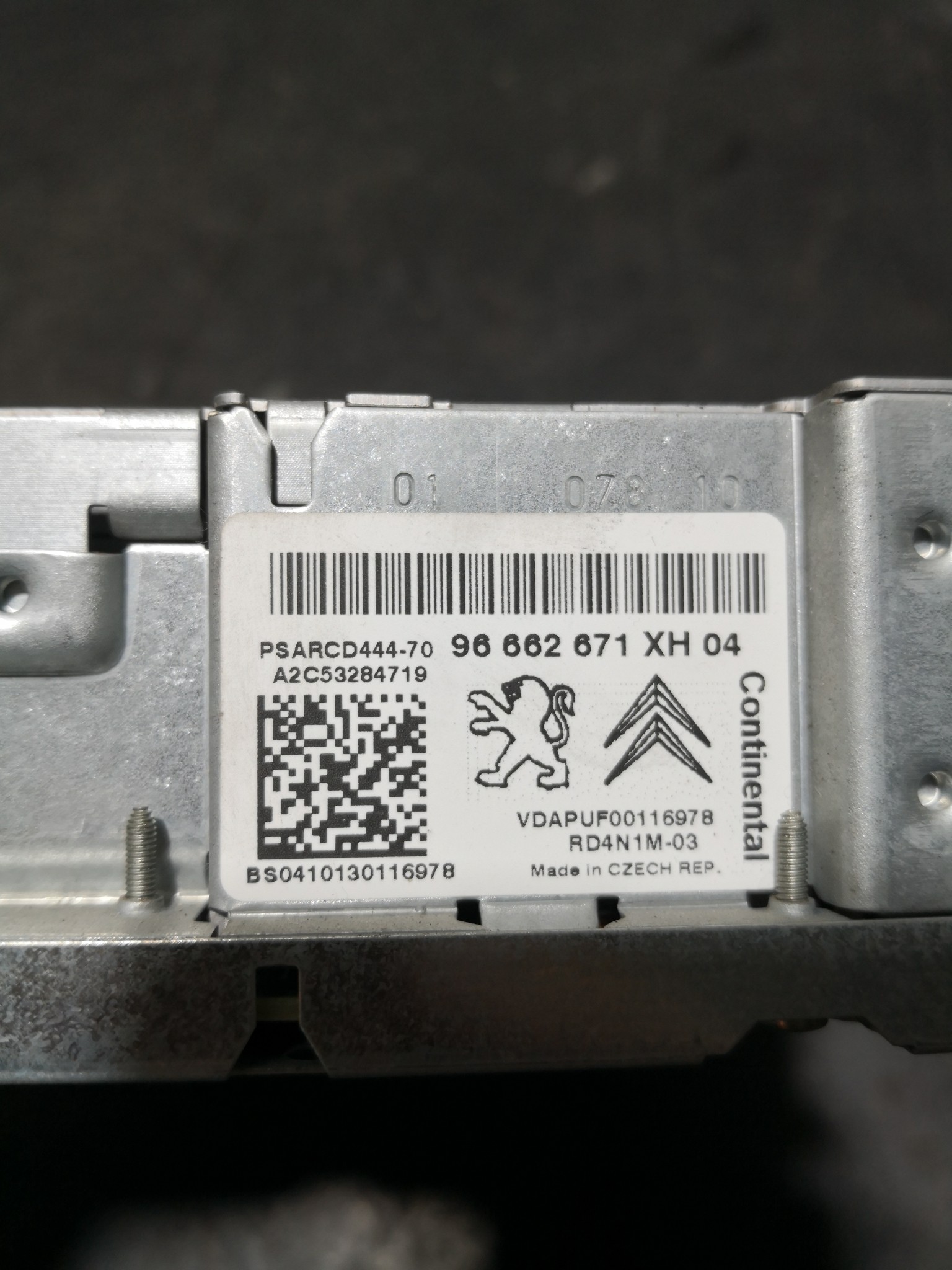 Rádio PEUGEOT 308 I (4A_, 4C_) | 07 - 16 Imagem-3